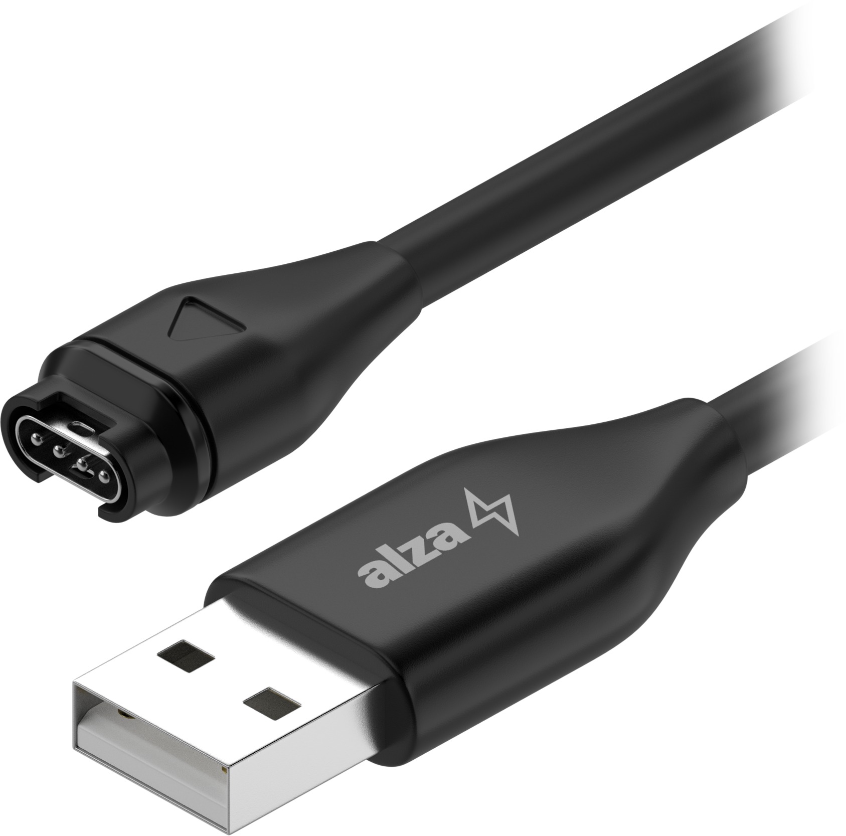AlzaPower USB-A nabíjací/dátový kábel pre Garmin Fenix, Vívoactive, Venu, Forerunner – 1m