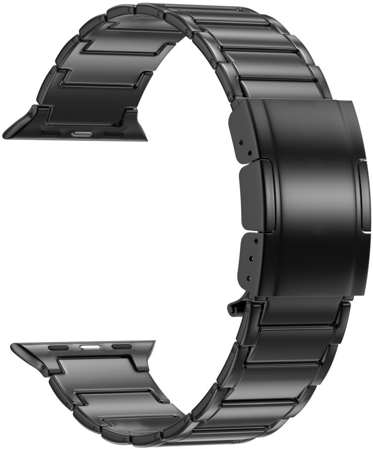 Eternico Titanium Buckle pre Apple Watch 44mm / 45mm / 46mm / Ultra 49mm black