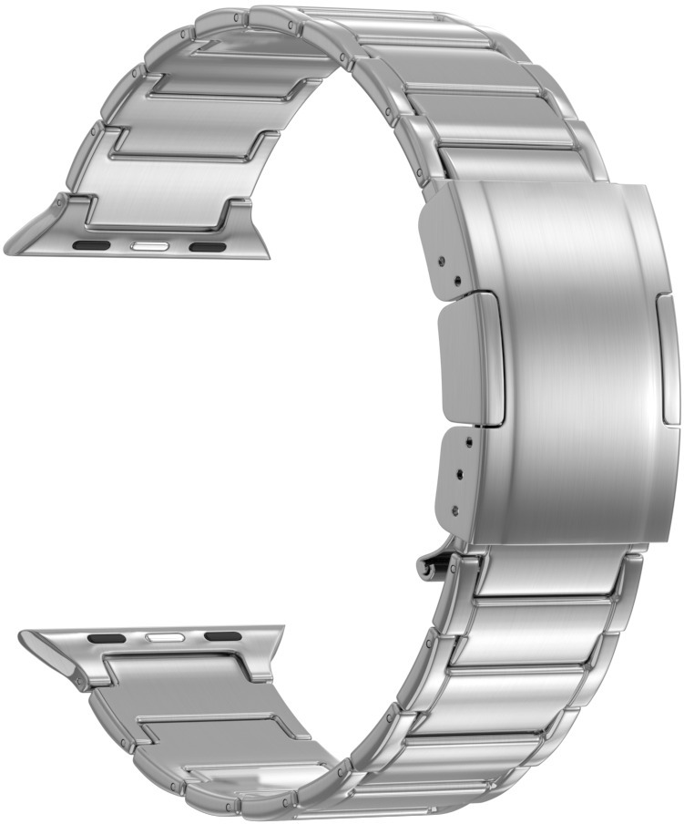 Eternico Titanium Buckle pre Apple Watch 44mm / 45mm / 46mm / Ultra 49mm silver