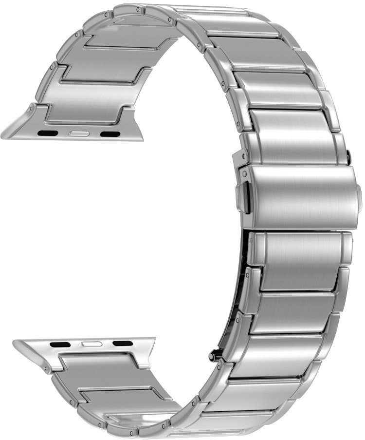 Eternico Titanium Air pre Apple Watch 44mm / 45mm / 46mm / Ultra 49mm silver