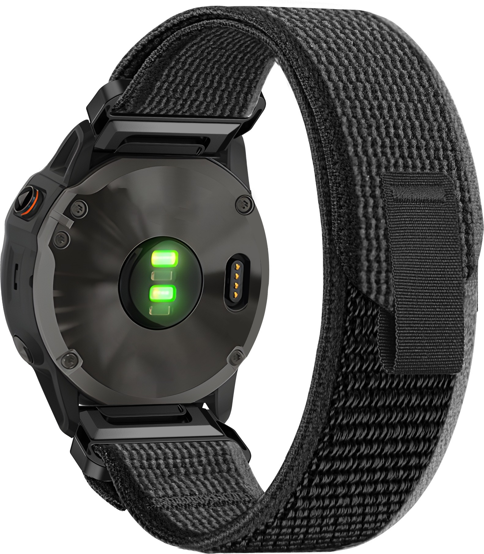 Eternico Nylon Loop Strap for Garmin QuickFit 22 mm gray