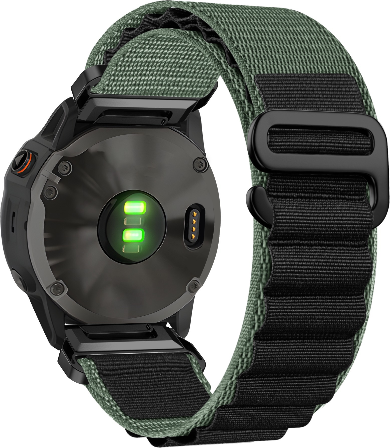 Eternico Alpine Look for Garmin QuickFit 26 mm Olive Green