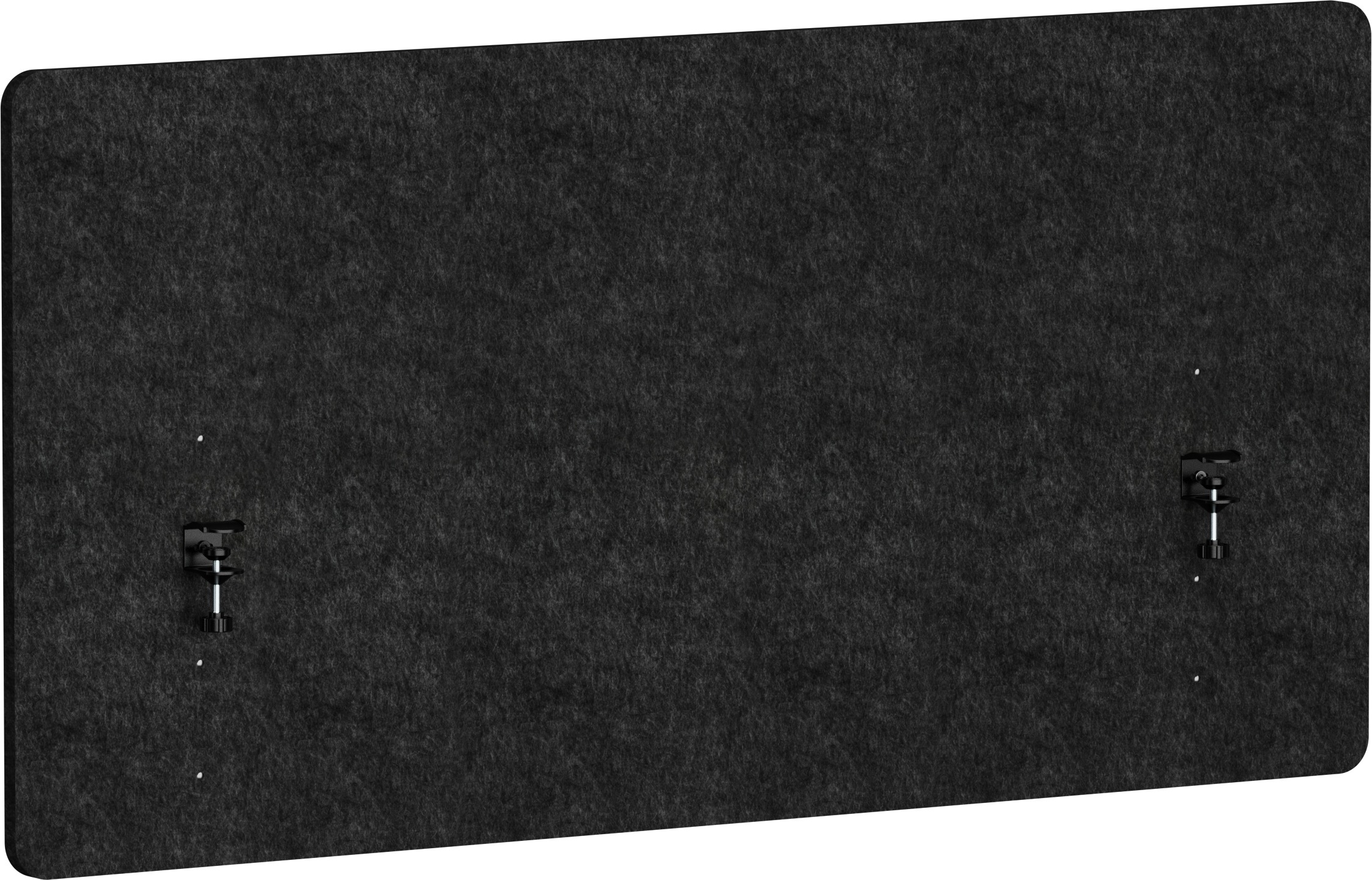 AlzaErgo Panel C12 Silent Desk Clip 150 × 75 cm čierny