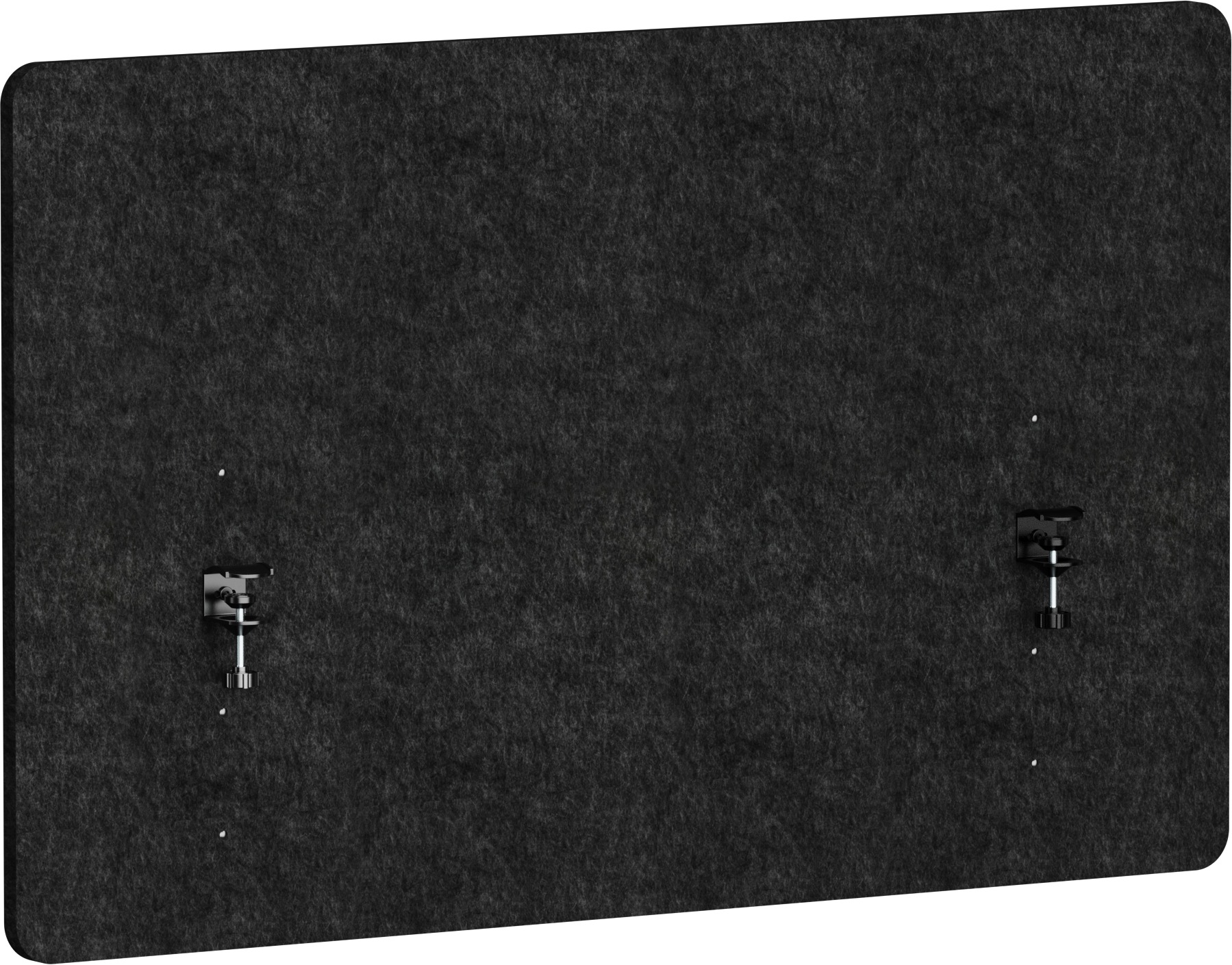AlzaErgo Panel C13 Silent Desk Clip 120 × 75 cm čierny