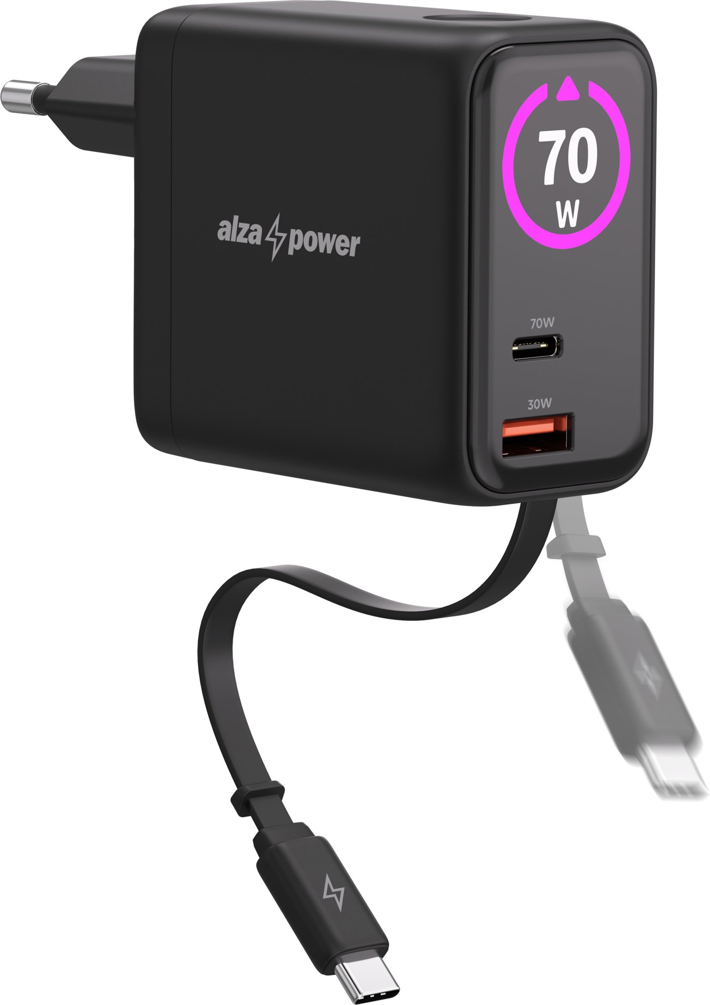 Alzapower Ultimate D460 70W Čierna