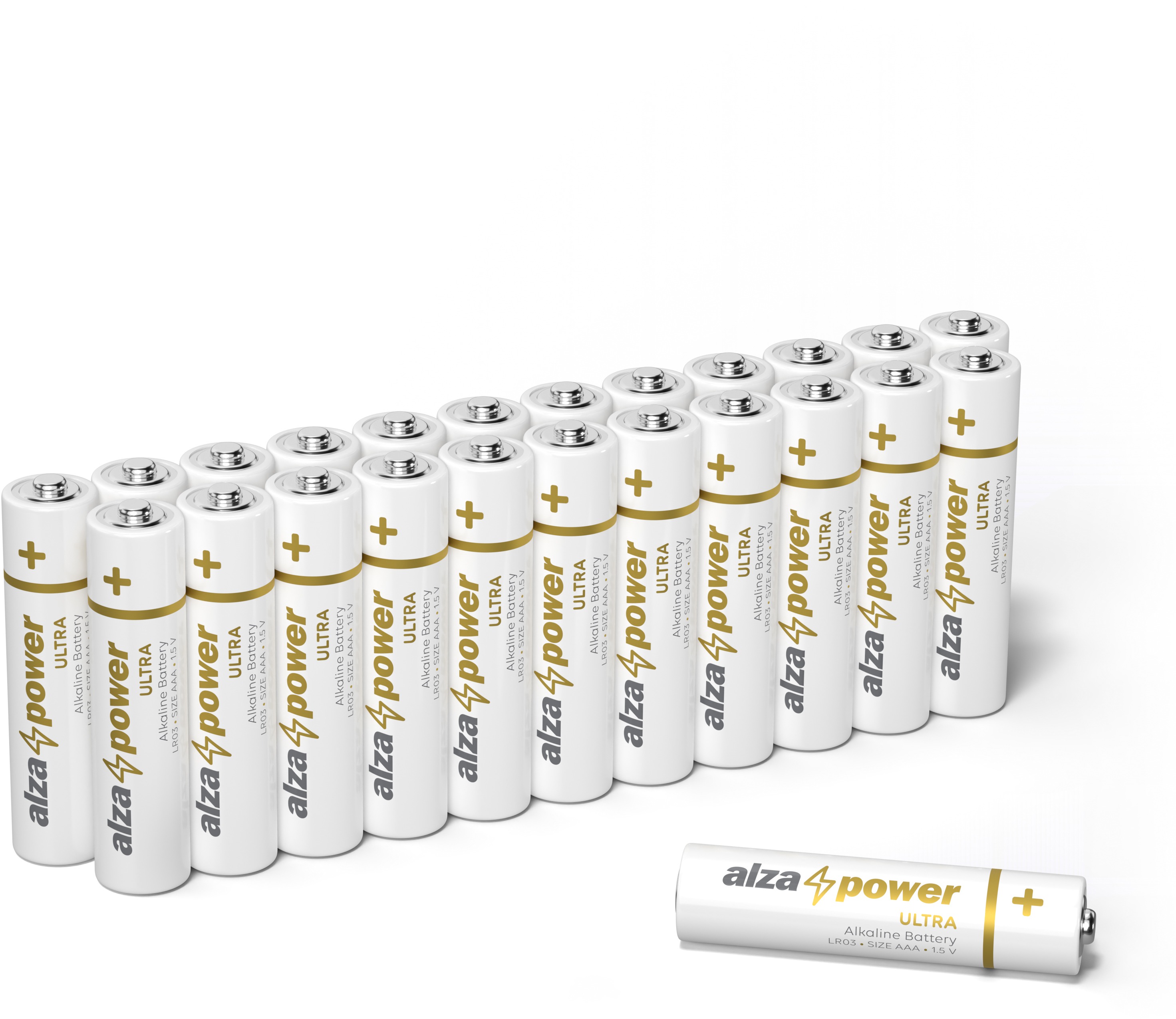 AlzaPower Ultra Alkaline LR03 (AAA) 24 ks v eko-boxe