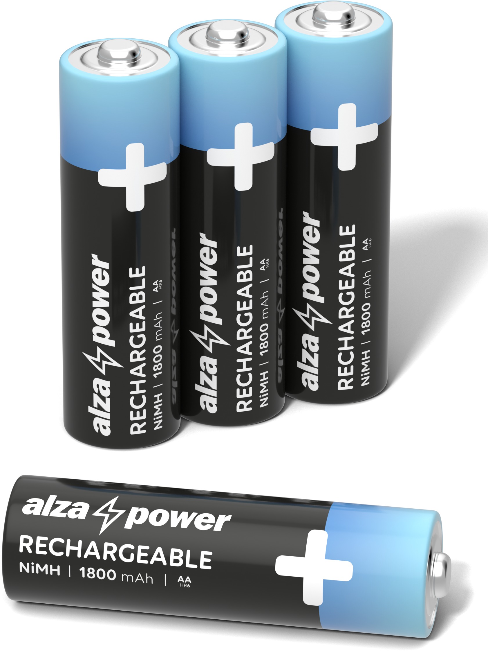 AlzaPower Rechargeable HR6 (AA) 1800 mAh 4 ks