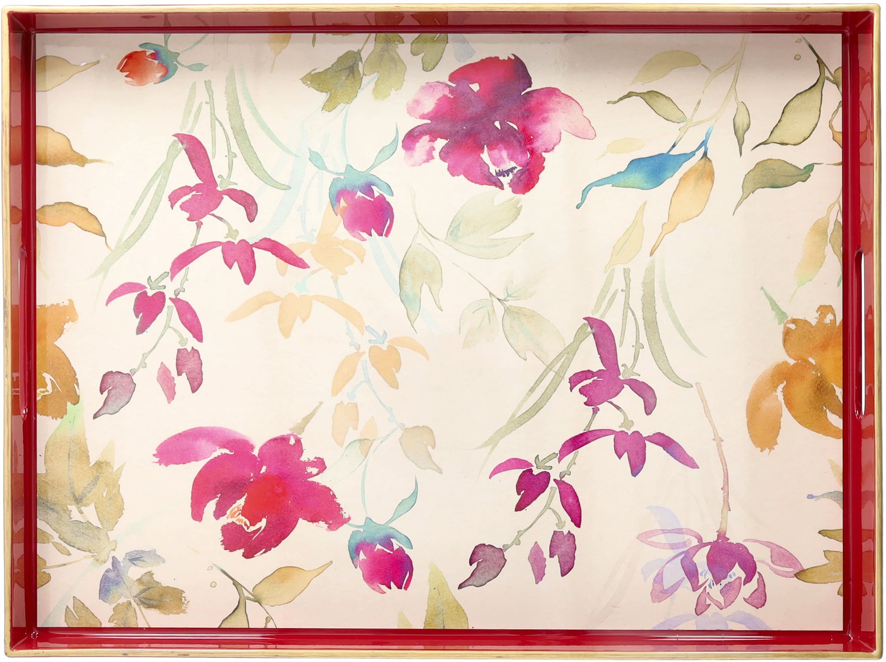 Andrea Fontebasso PARTY TIME Podnos s kvetmi 48 × 35 cm obdĺžnik