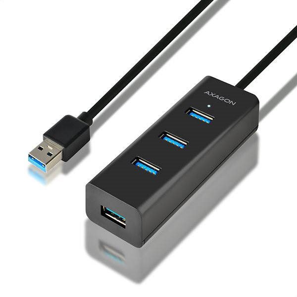 AXAGON HUE-S2BL 4-Port USB 3.0 CHARGING hub