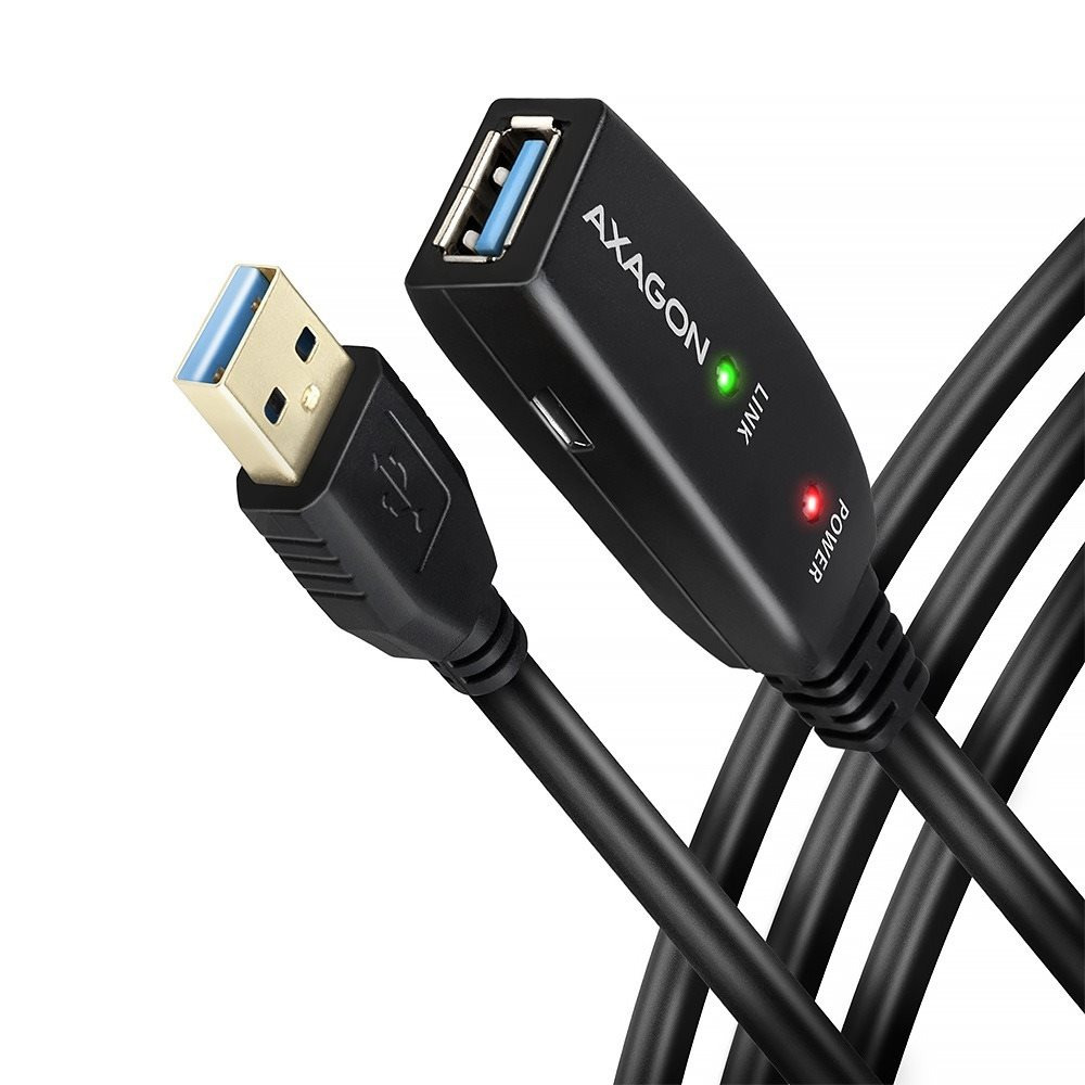 AXAGON ADR-305 USB 3.0 active extension/repeater cable USB A -> USB A, 5 m