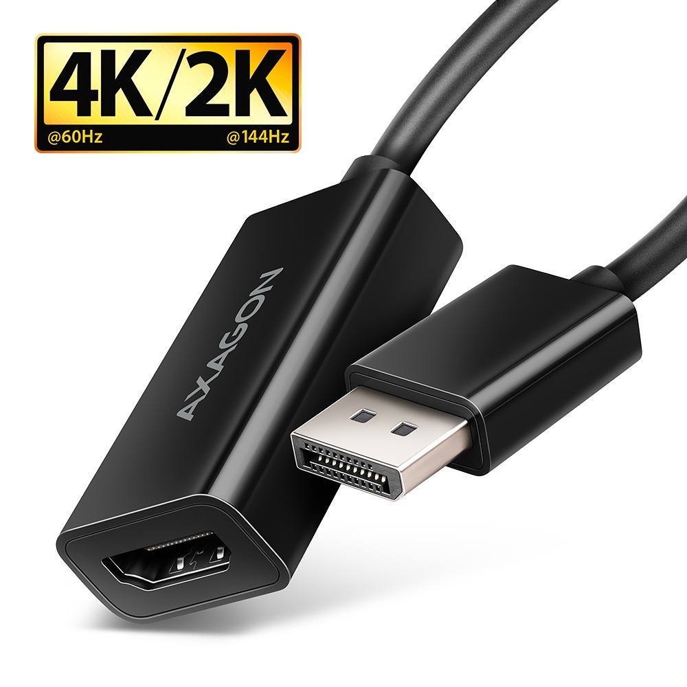 AXAGON RVD-HI20N, DisplayPort -> HDMI 2.0b adaptér, 4K/60 Hz, HDR10