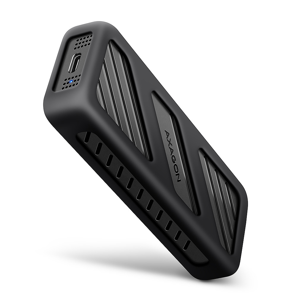 AXAGON EEM2-20G, ARMORED box for M.2 NVMe SSD, up to 20 Gbps, USB-C 3.2 Gen 2×2