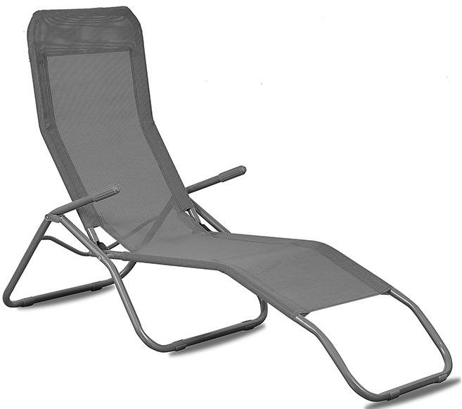 Aga Záhradné ležadlo SIESTA MC372171G Grey