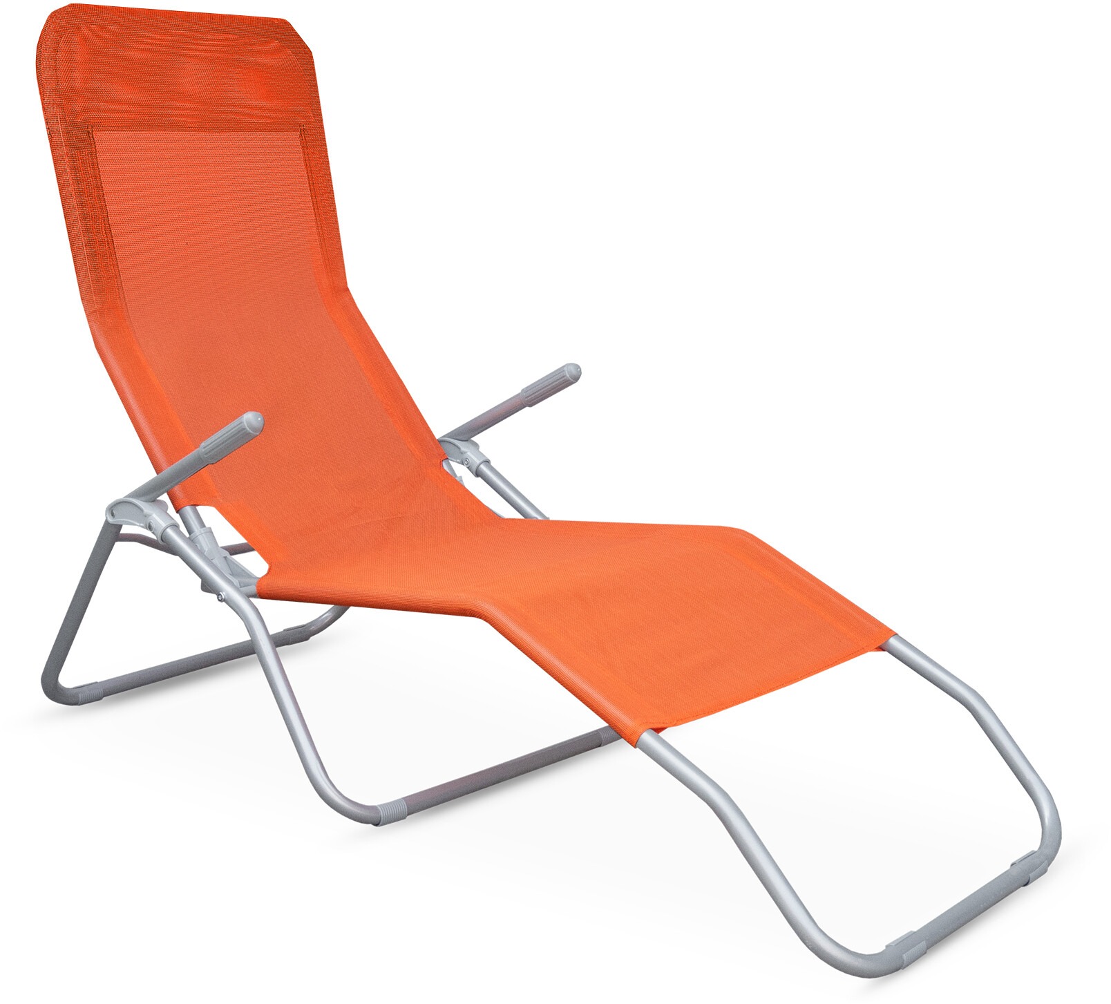 AGA Ležadlo záhradné SIESTA, oranžové