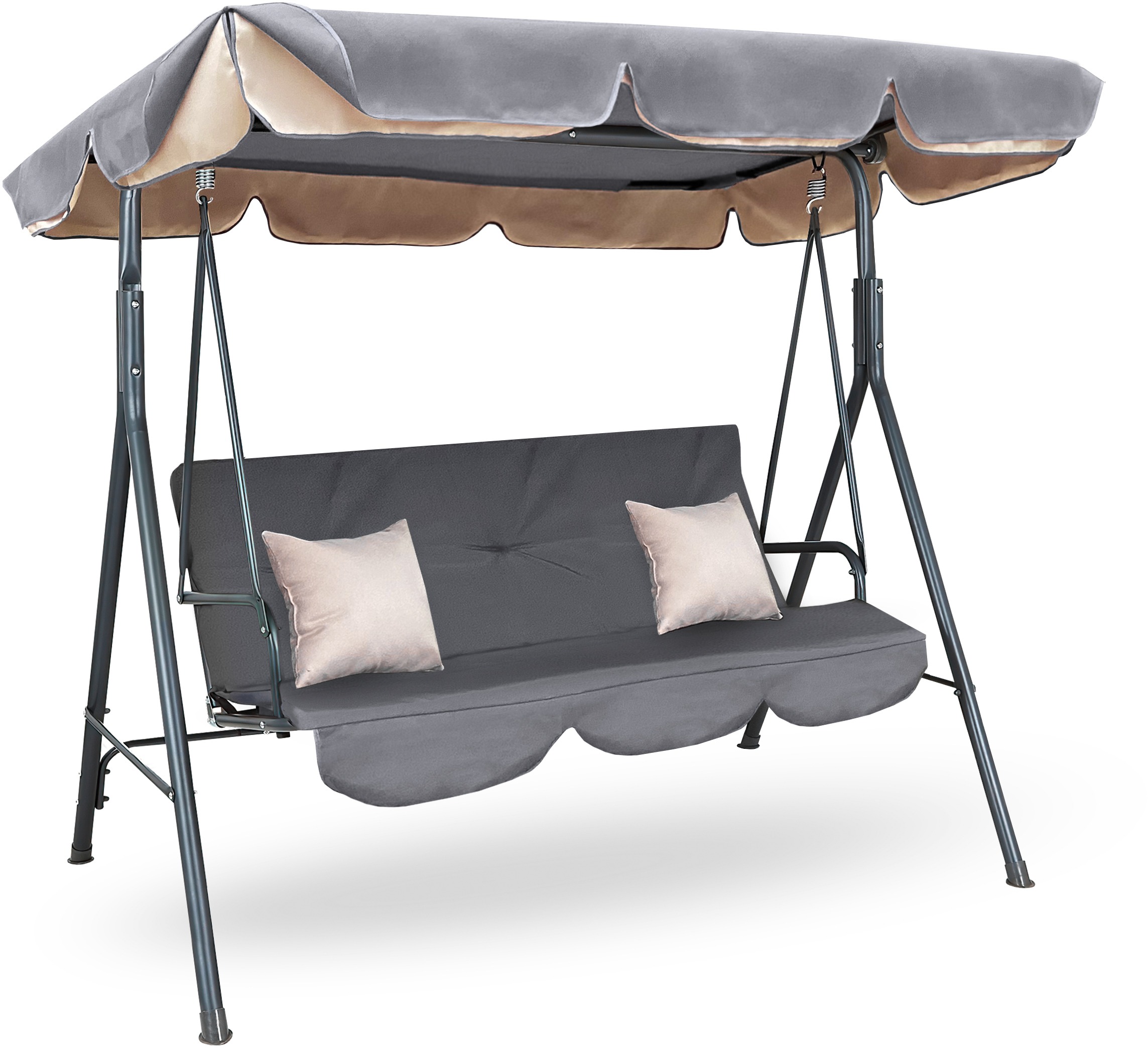 Aga Záhradná hojdačka Majka tmavo šedá