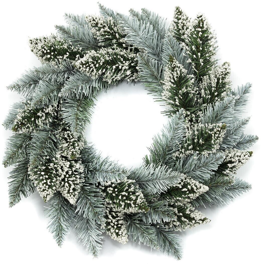 AGA Vianočný veniec 50 cm, biely