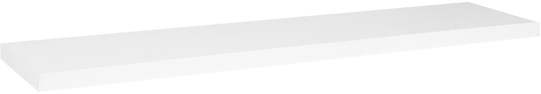 Aga Nástenná polica 120 × 23,5 cm, biela