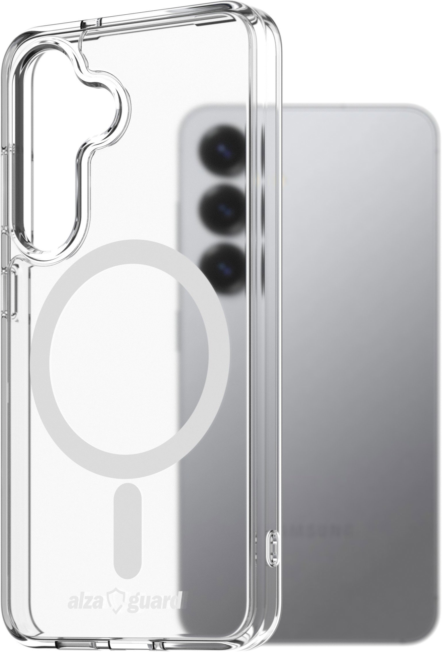 AlzaGuard Crystal Clear TPU Case Compatible with Magsafe pre Samsung Galaxy S25