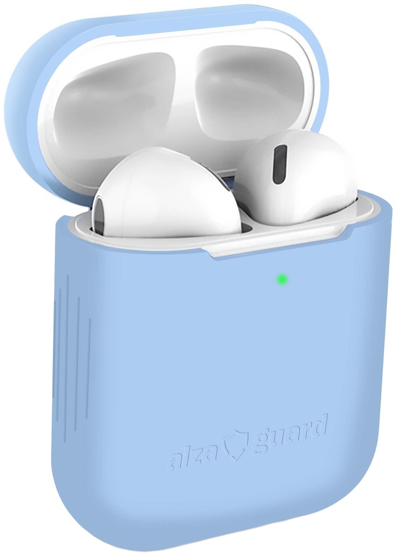 AlzaGuard Skinny Silicone Case na Airpods 1. a 2. generácie, modré