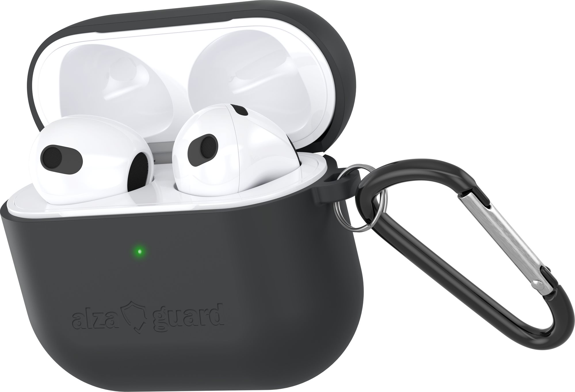 AlzaGuard Skinny Silicone Case na Airpods 2021 čierne