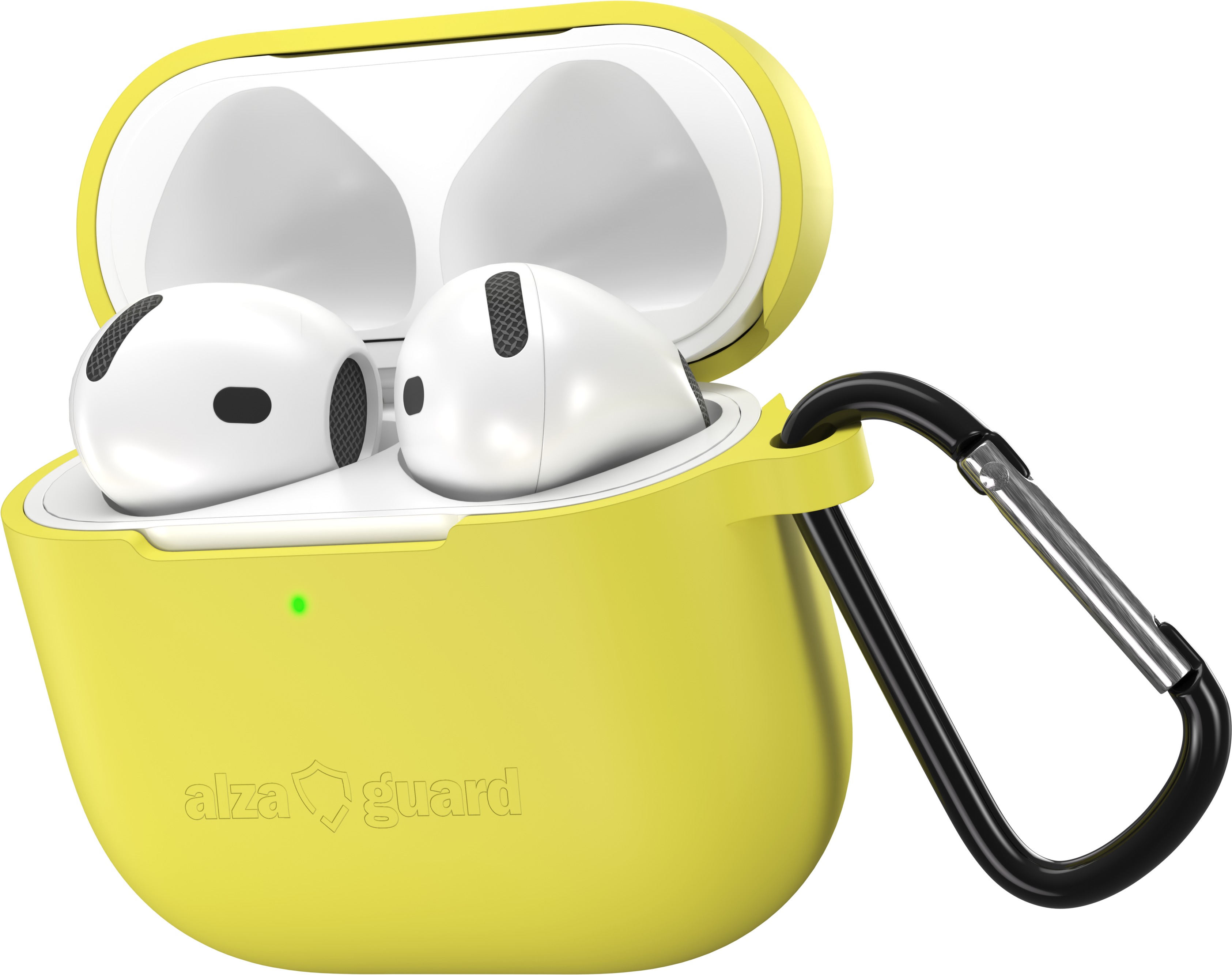 AlzaGuard Skinny Silicone Case pre Airpods 4 žlté