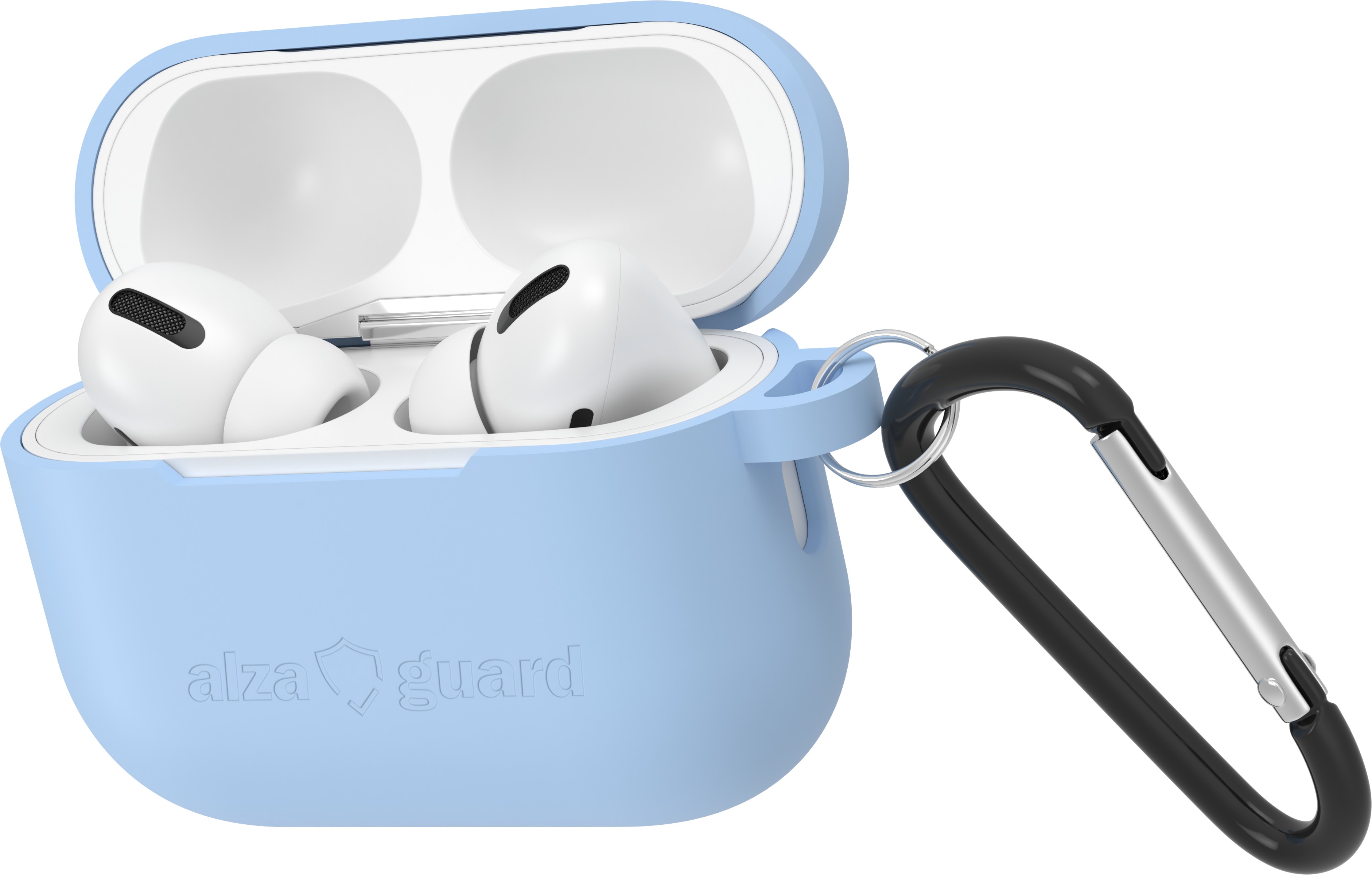 AlzaGuard Skinny Silicone Case pre Airpods Pro 3 modré
