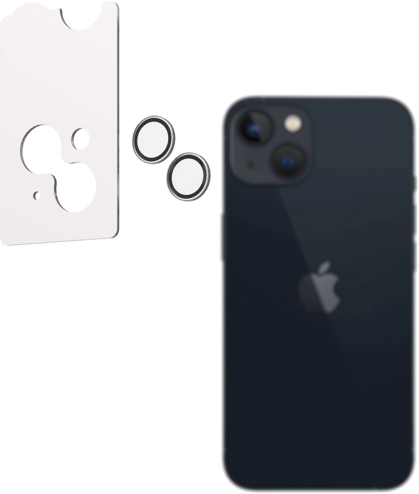 AlzaGuard Elite Lens Protector na iPhone 13 Mini/13 číre s inštalačným rámikom