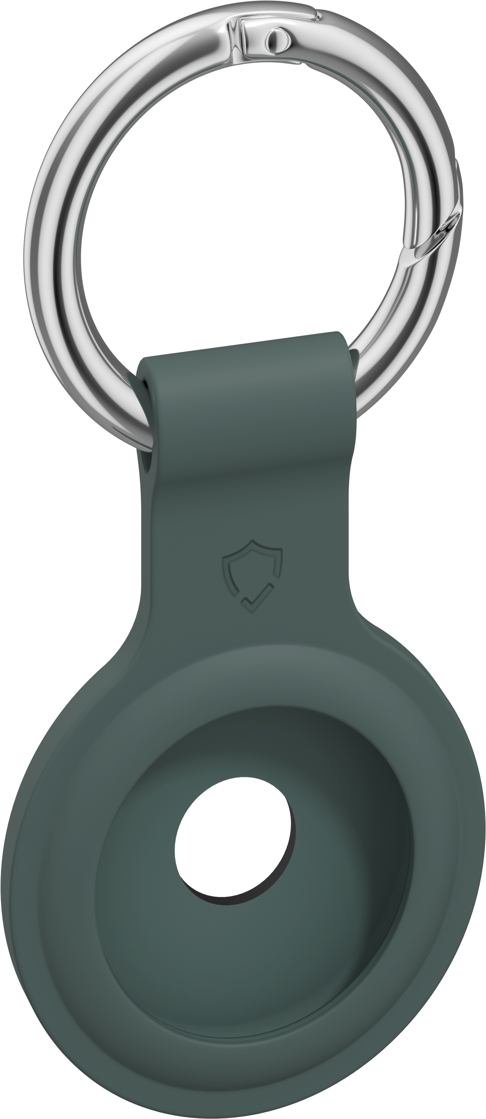 AlzaGuard Silicone Keychain na Airtag zelená