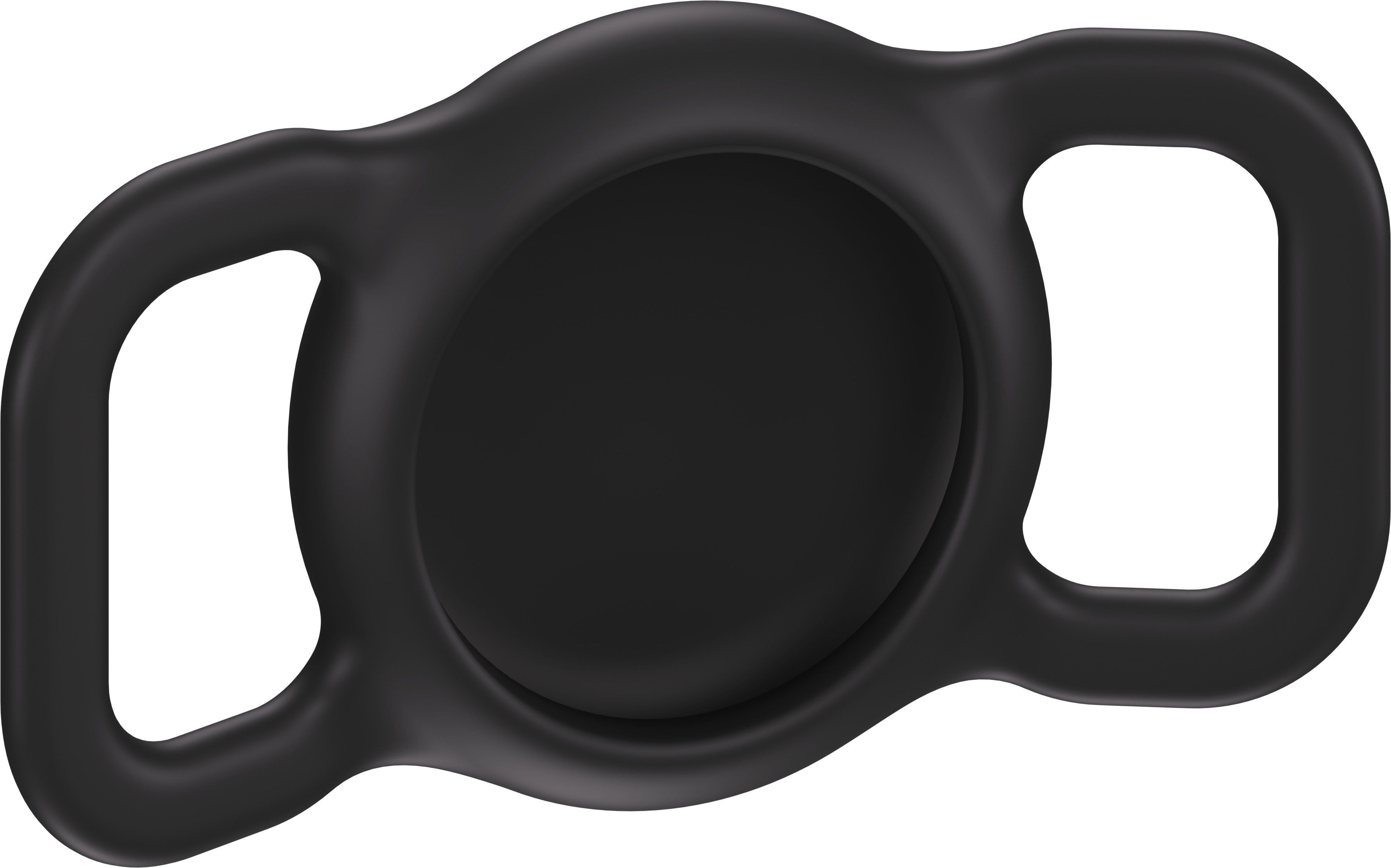 AlzaGuard Pet Collar Mount for AirTag čierny