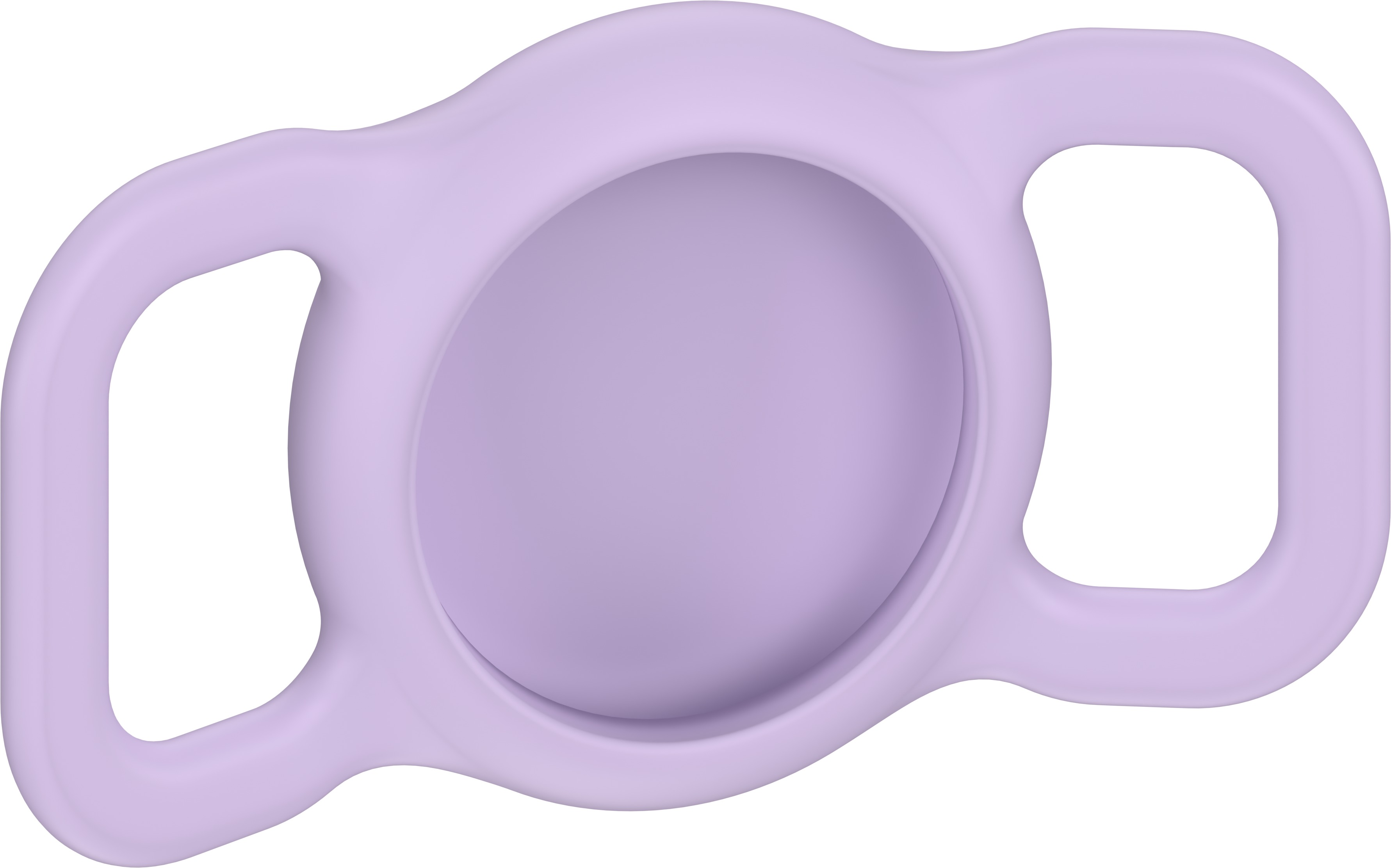 AlzaGuard Pet Collar Mount for AirTag fialový