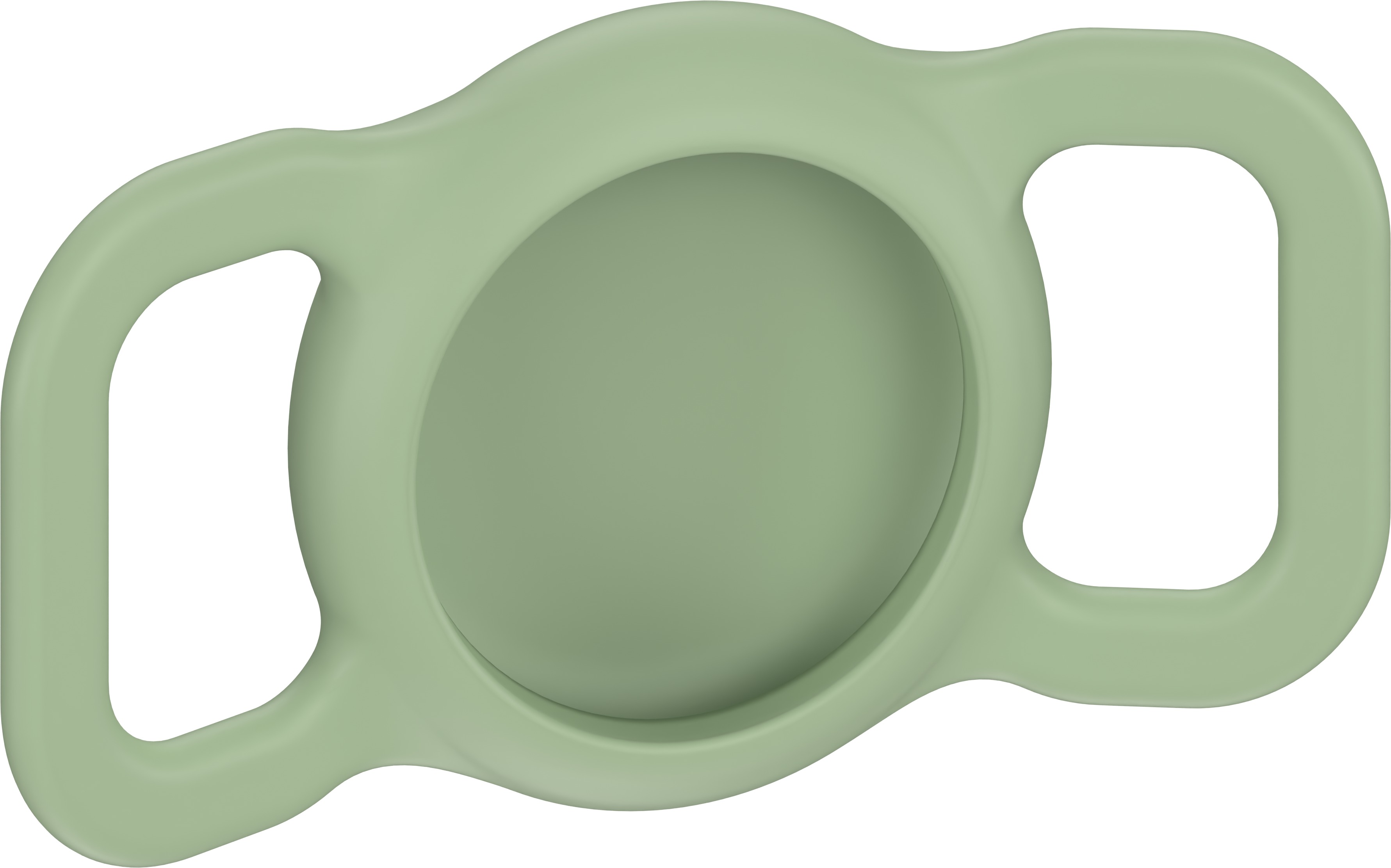 AlzaGuard Pet Collar Mount for AirTag svetlozelený
