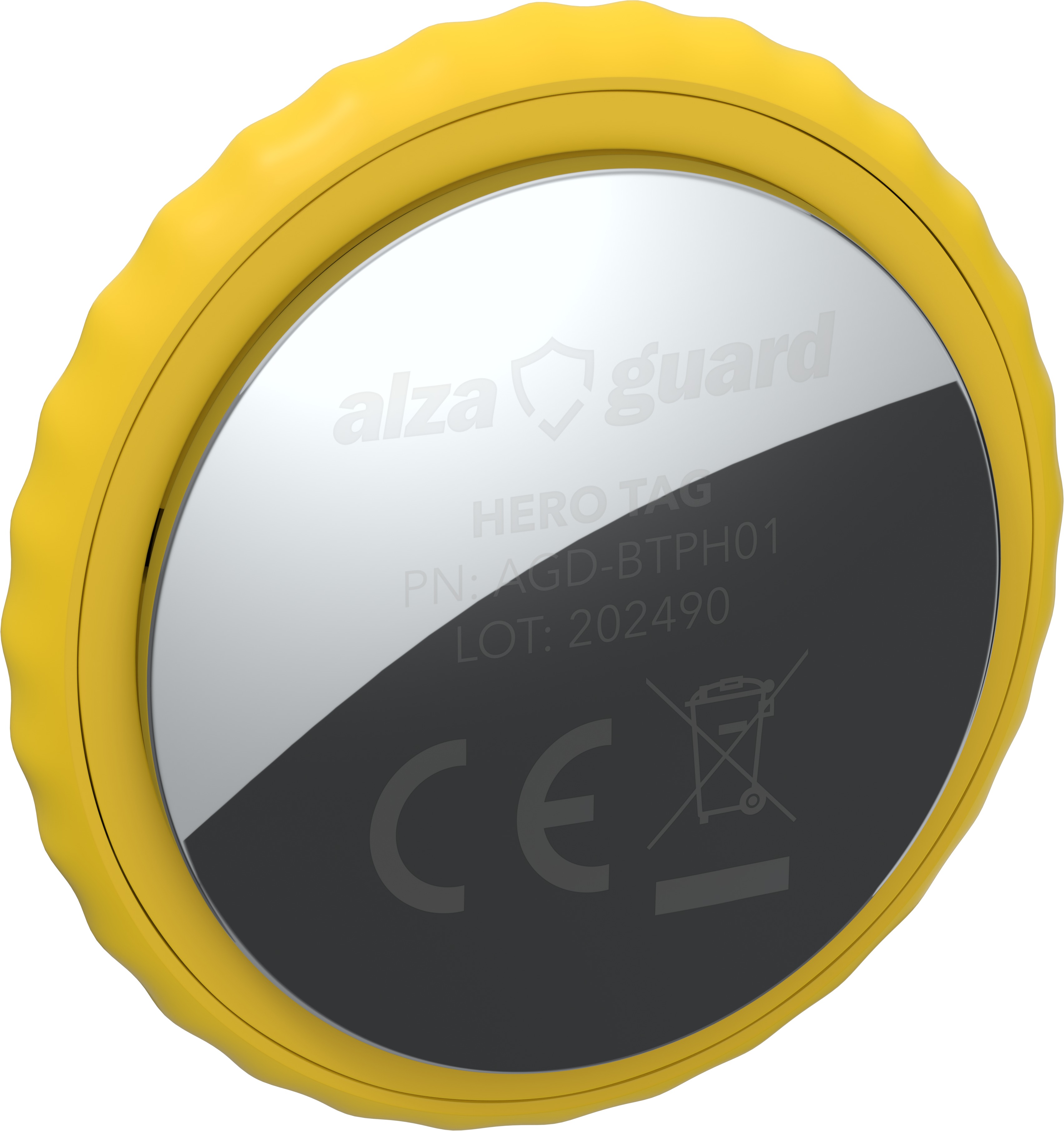 AlzaGuard Premium Hero Tag with FindMy žltý