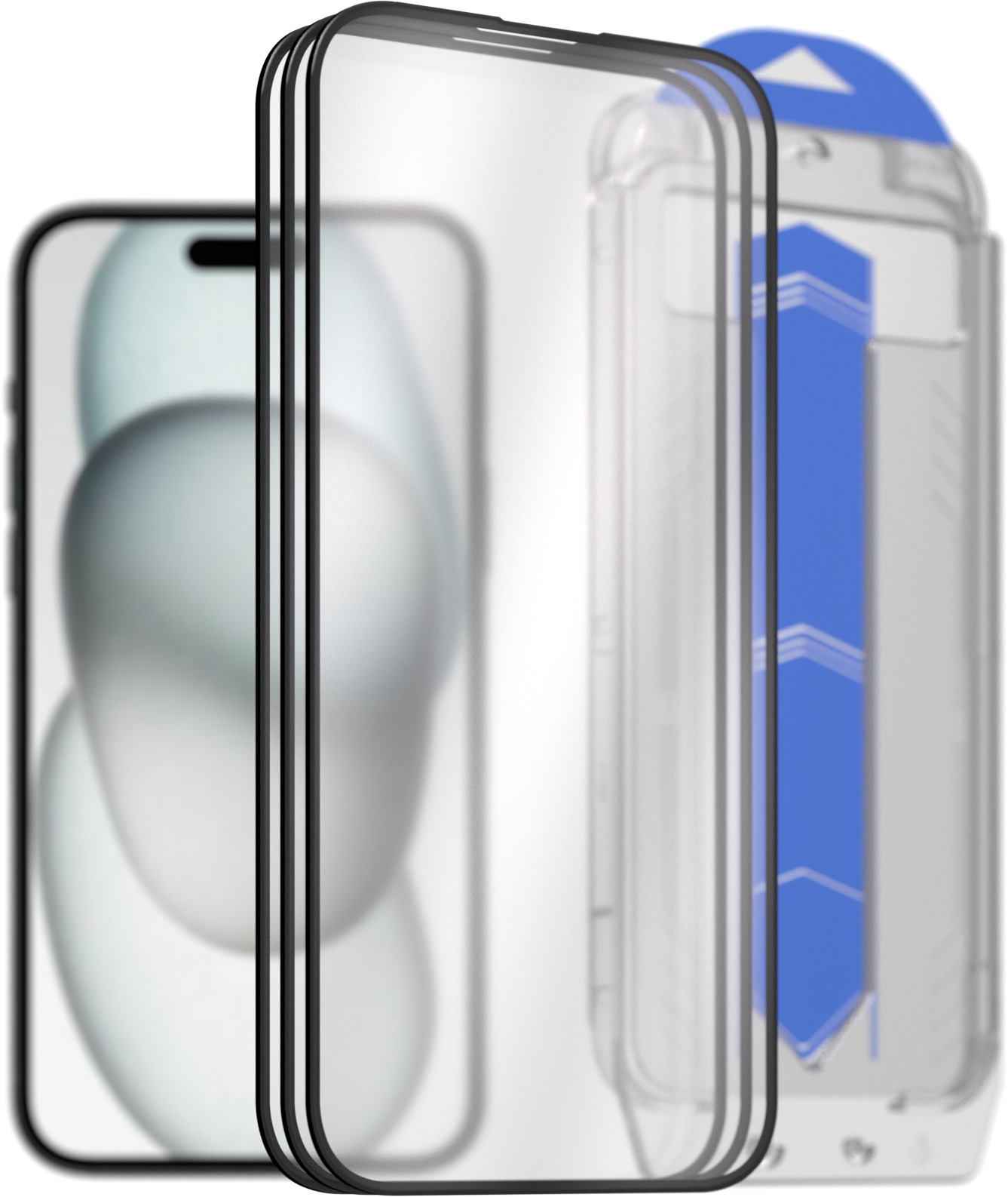 AlzaGuard 2.5D Glass EasyFit DustFree na iPhone 15
