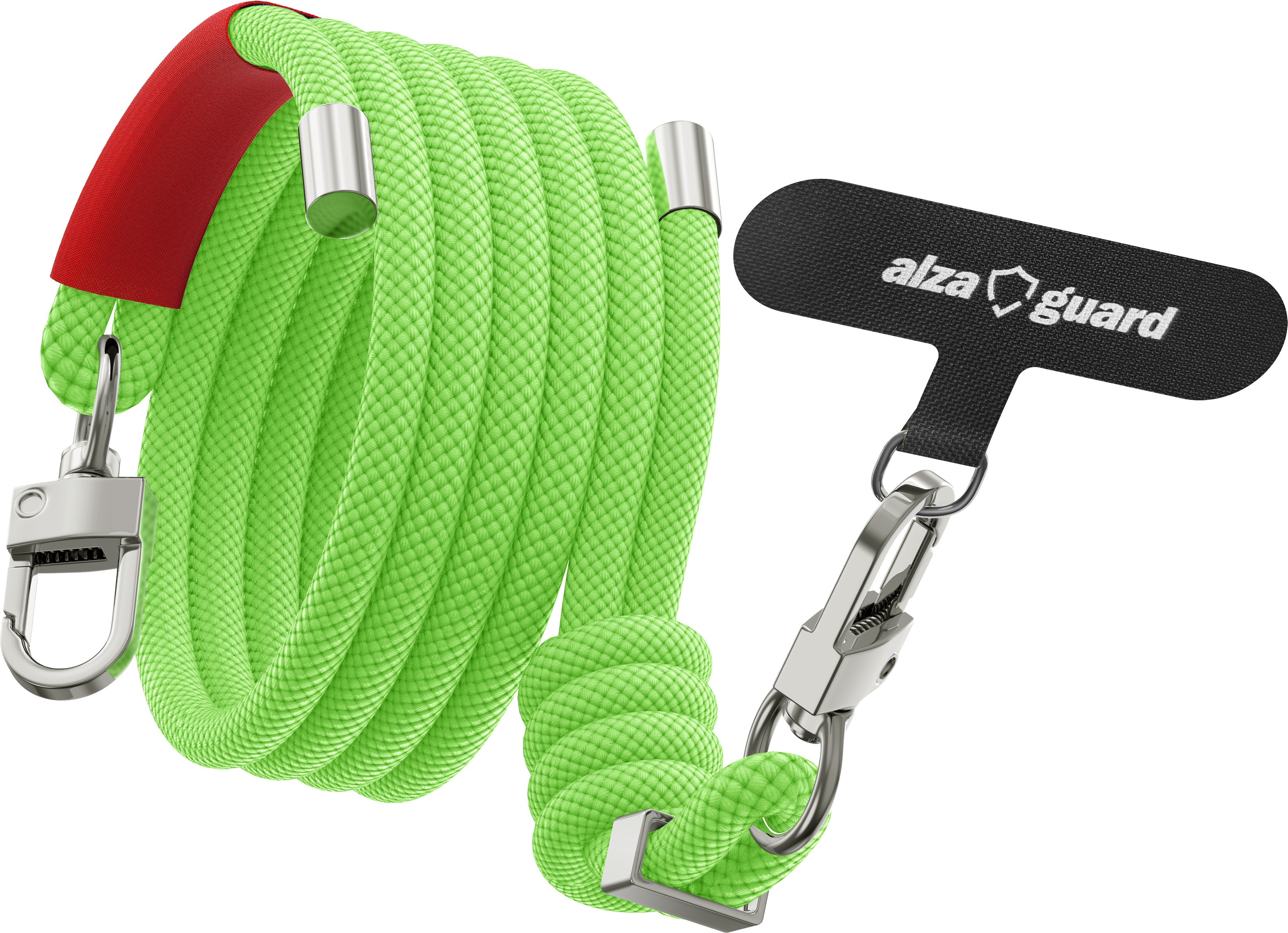 AlzaGuard Universal Adjustable Lanyard – zelená