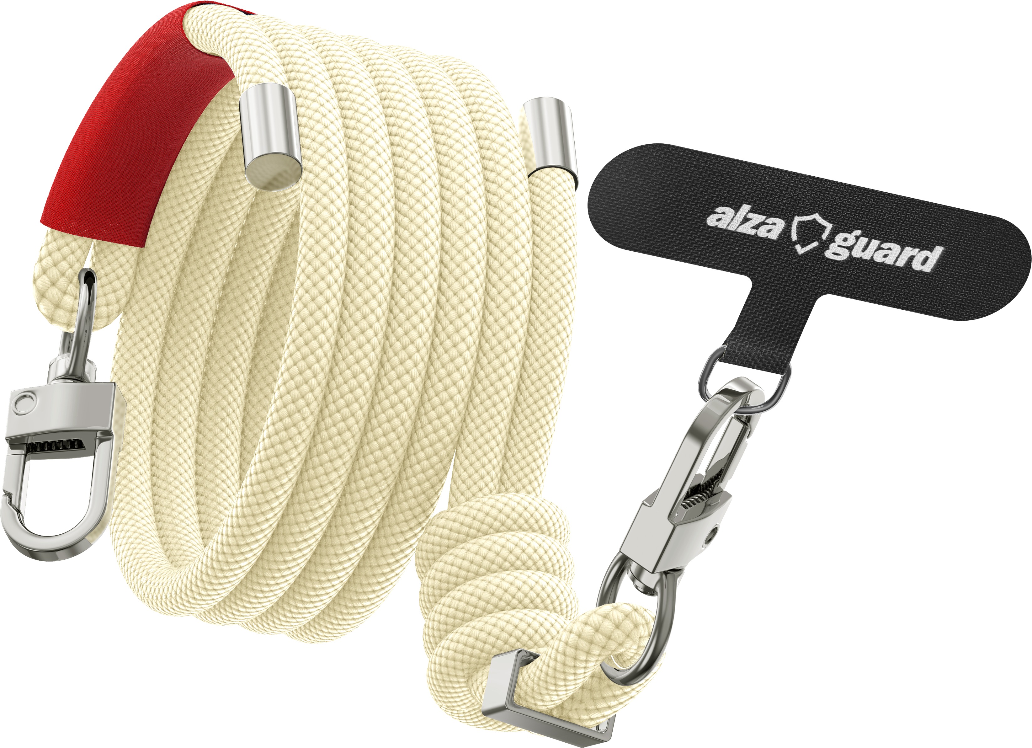 AlzaGuard Universal Adjustable Lanyard – béžová