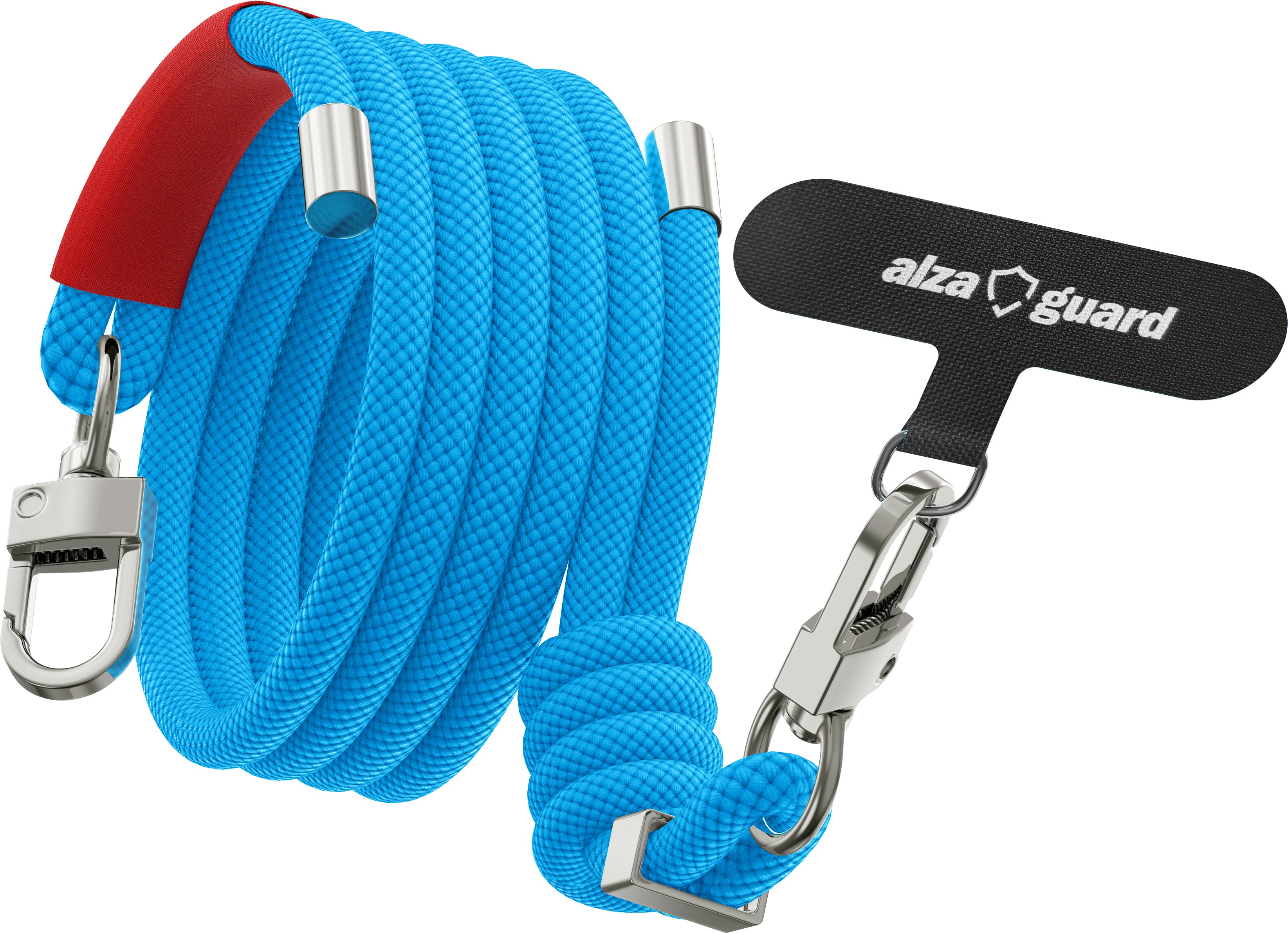 AlzaGuard Universal Adjustable Lanyard – svetlo modrá