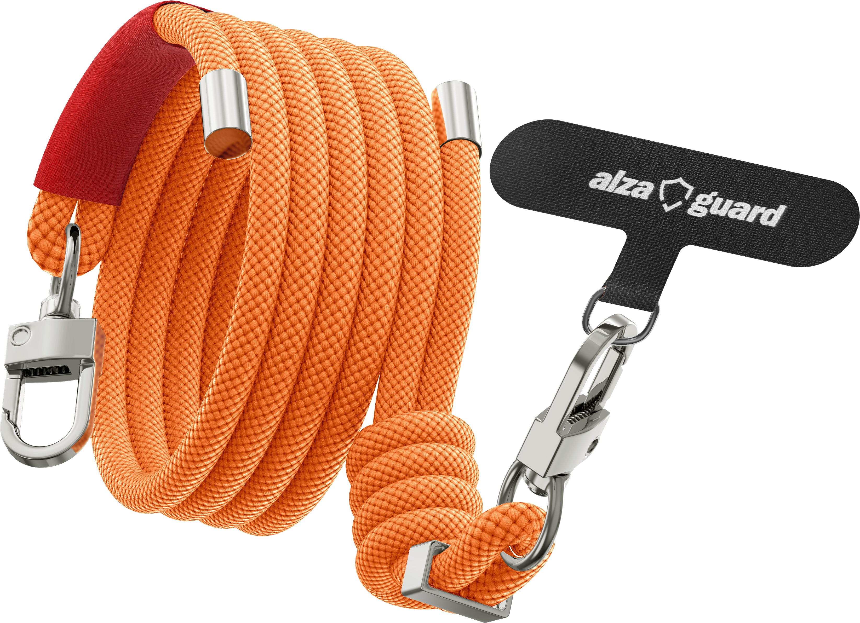 AlzaGuard Universal Adjustable Lanyard – oranžová