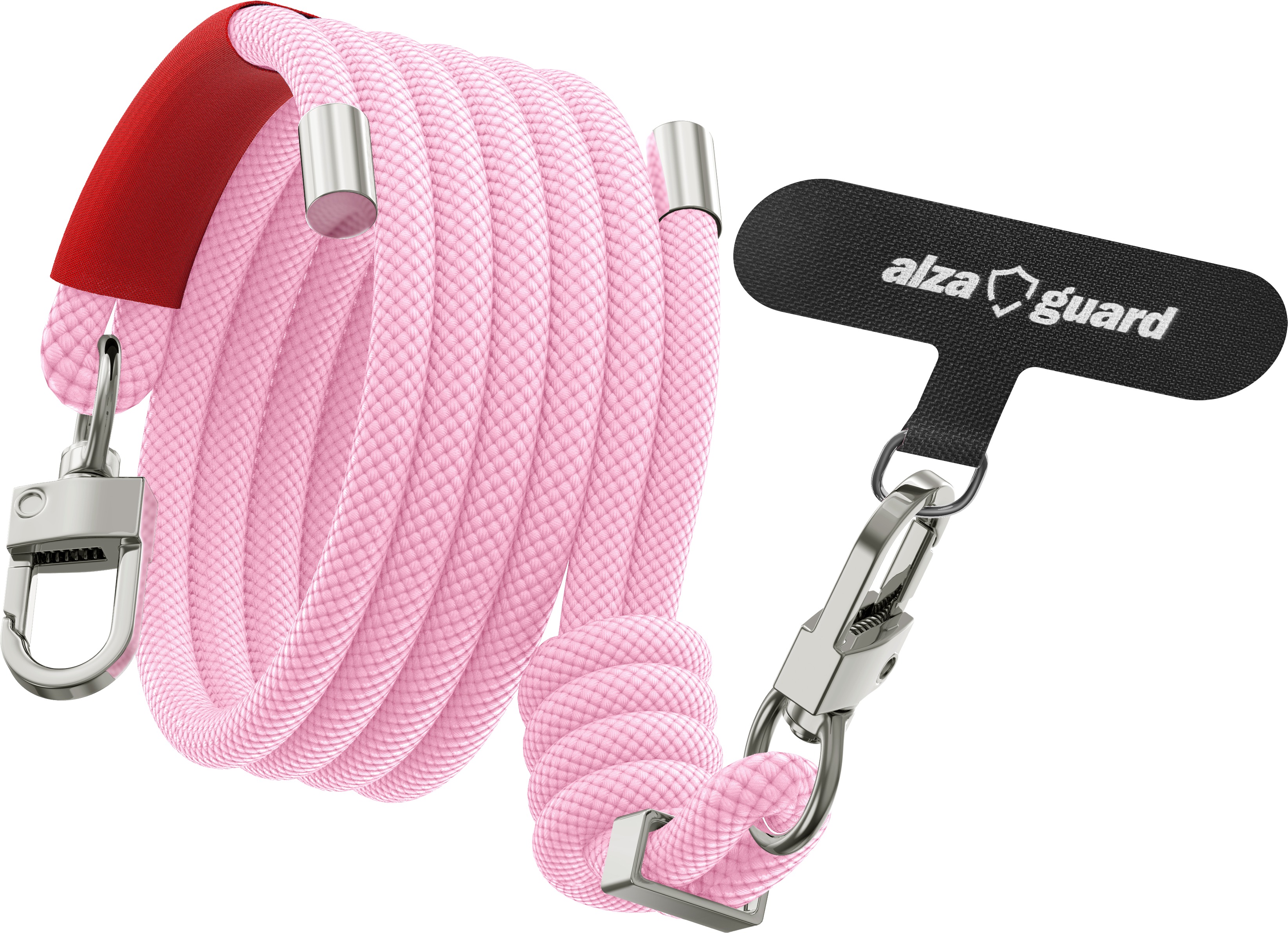 AlzaGuard Universal Adjustable Lanyard – ružová