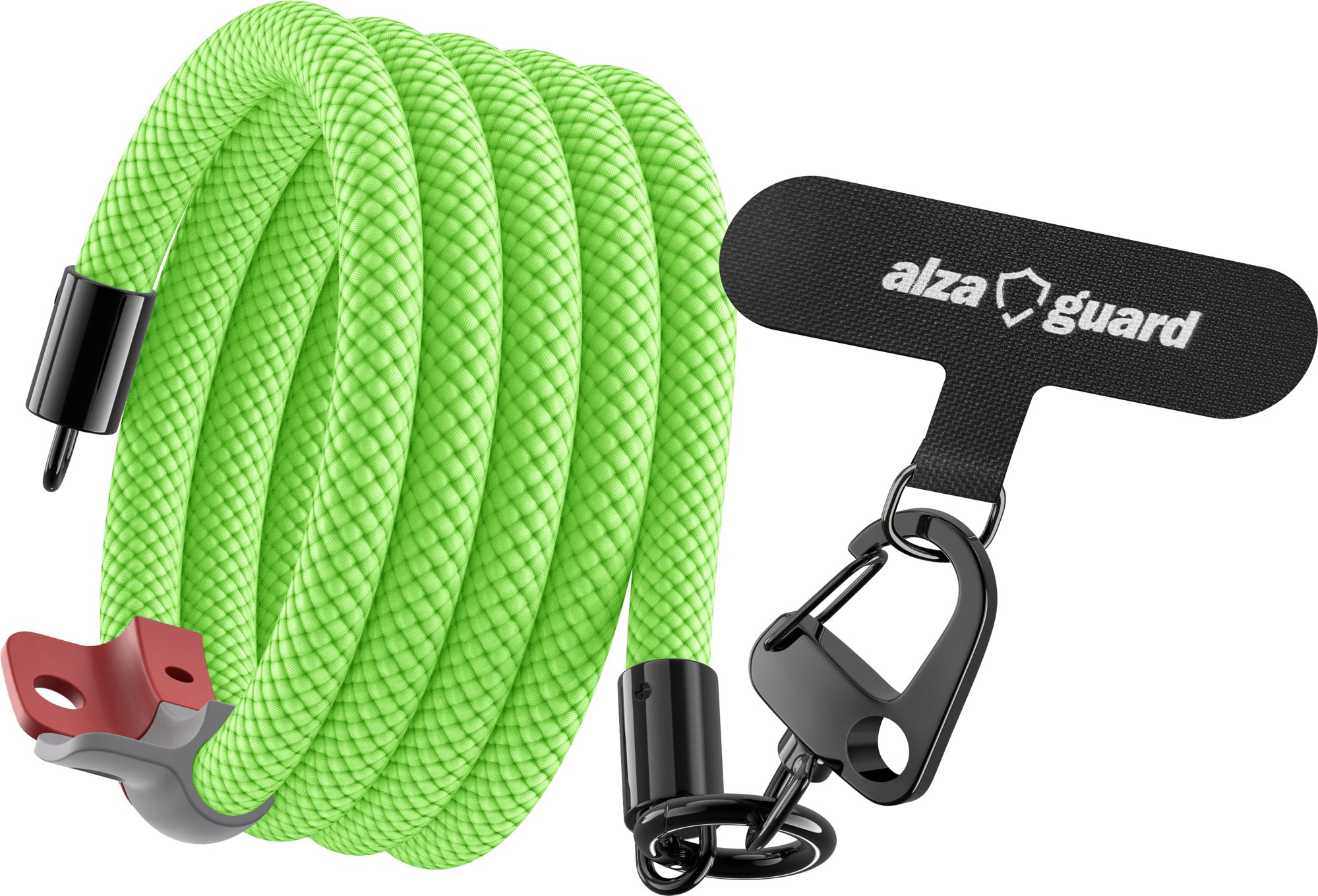 AlzaGuard Universal Lanyard Essential Long – zelená