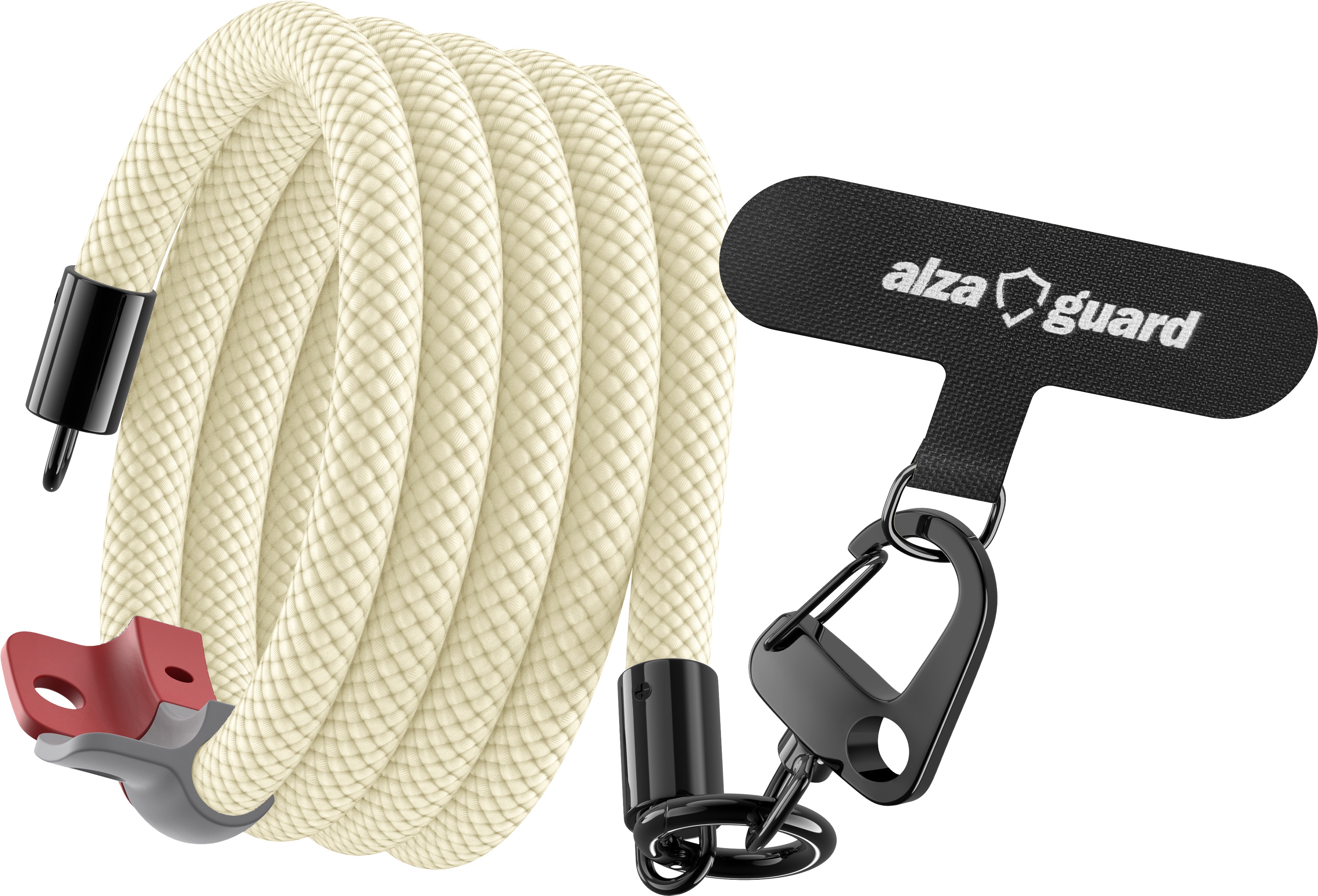 AlzaGuard Universal Lanyard Essential Long – béžová
