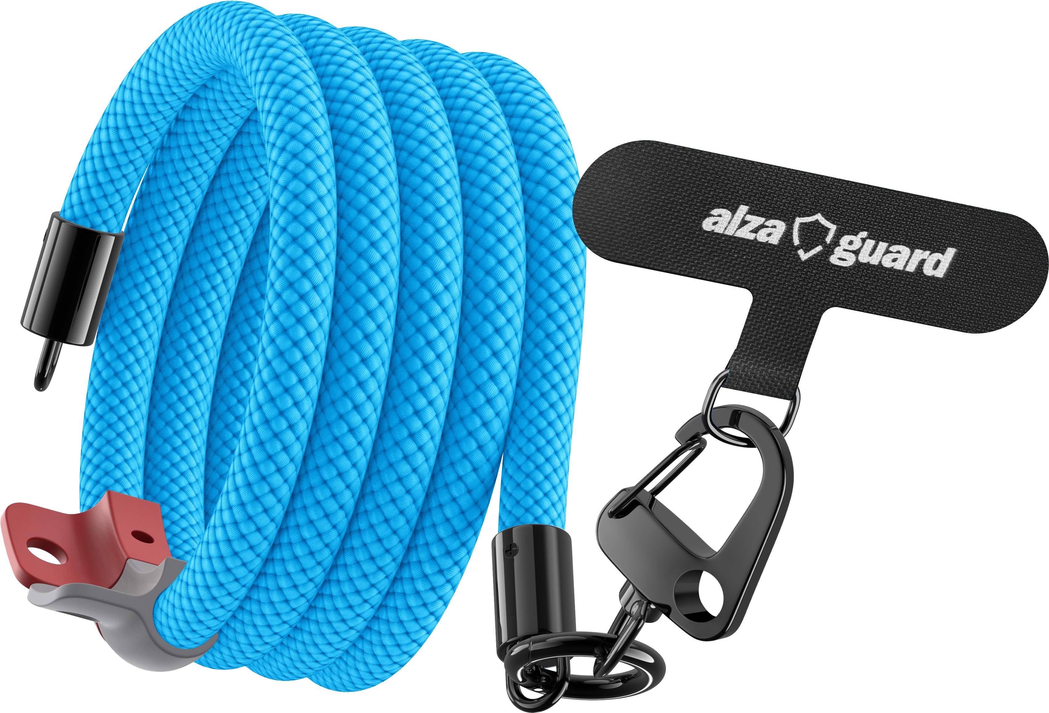 AlzaGuard Universal Lanyard Essential Long – svetlo modrá