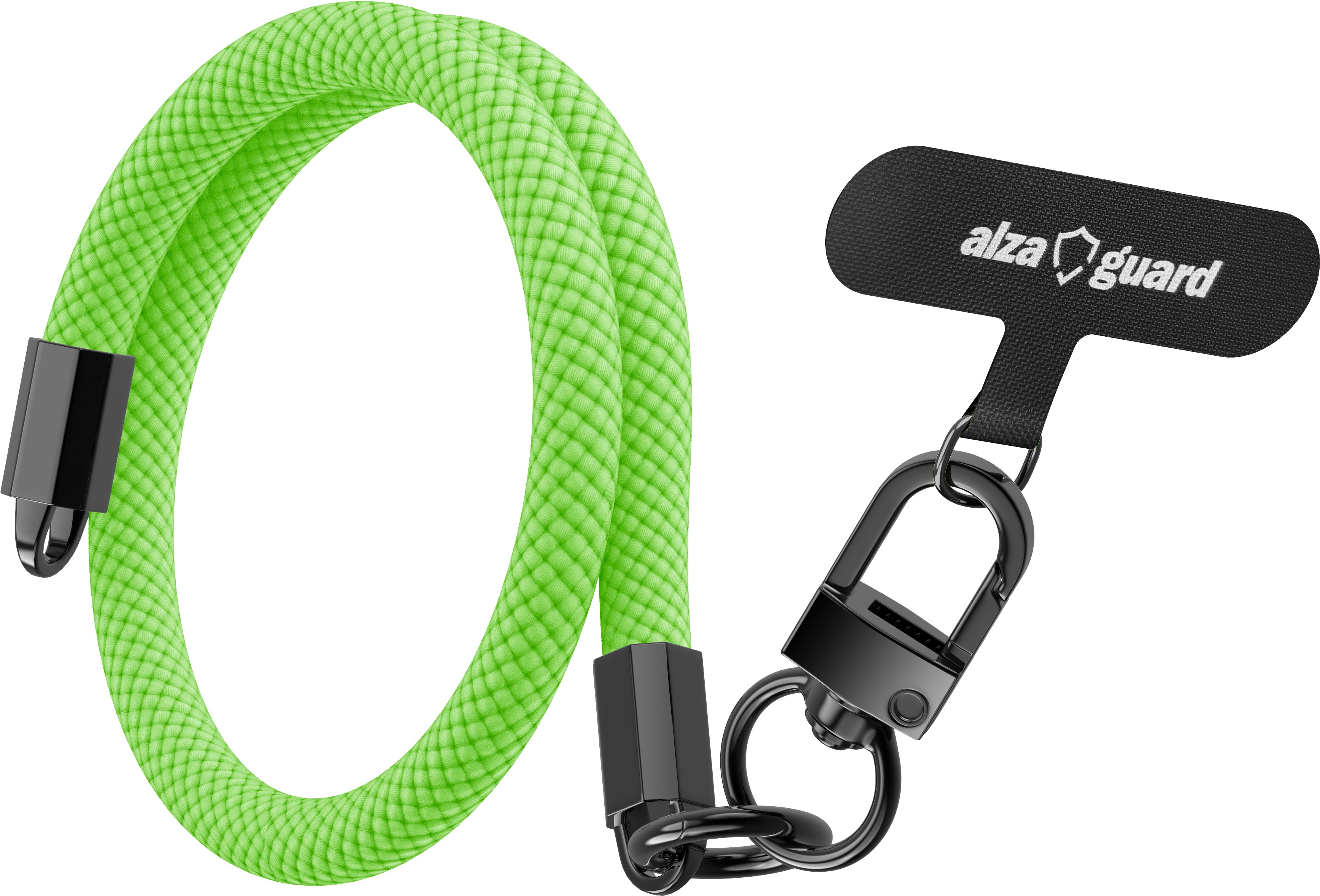 AlzaGuard Universal Lanyard Essential Short – zelená