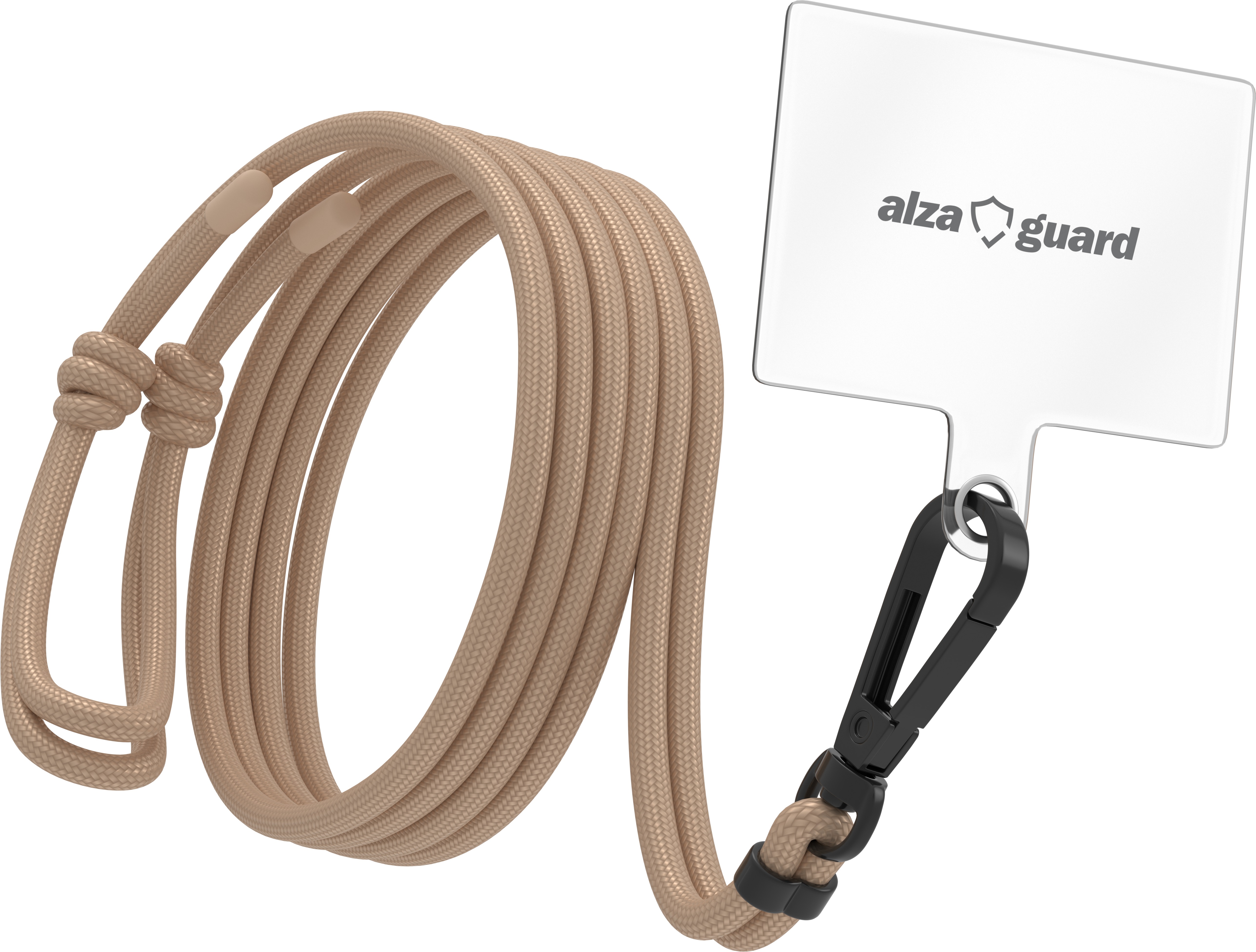 AlzaGuard Universal Phone Lanyard – béžová
