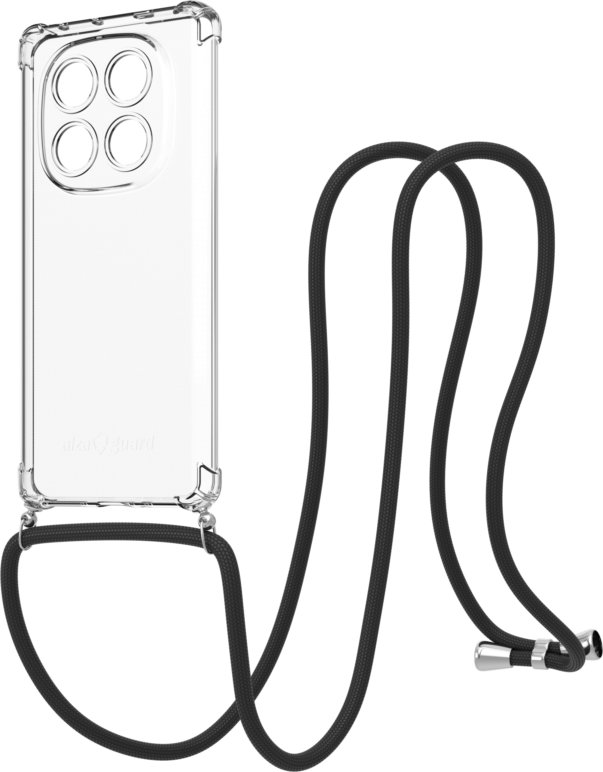 AlzaGuard Luxe Lanyard Case na Xiaomi Redmi Note 14 Pro čierny