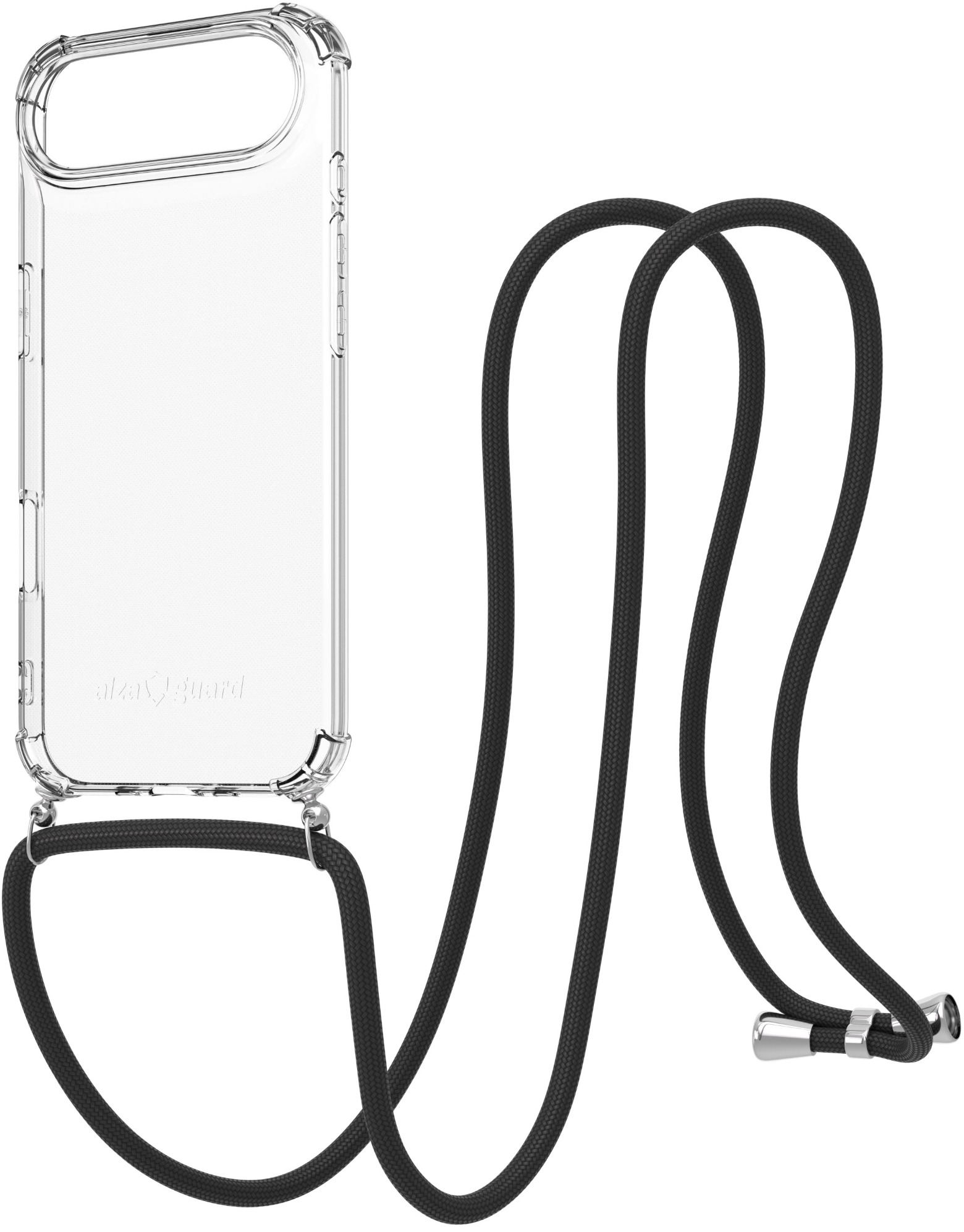 AlzaGuard Luxe Lanyard Case pre iPhone Air čierny
