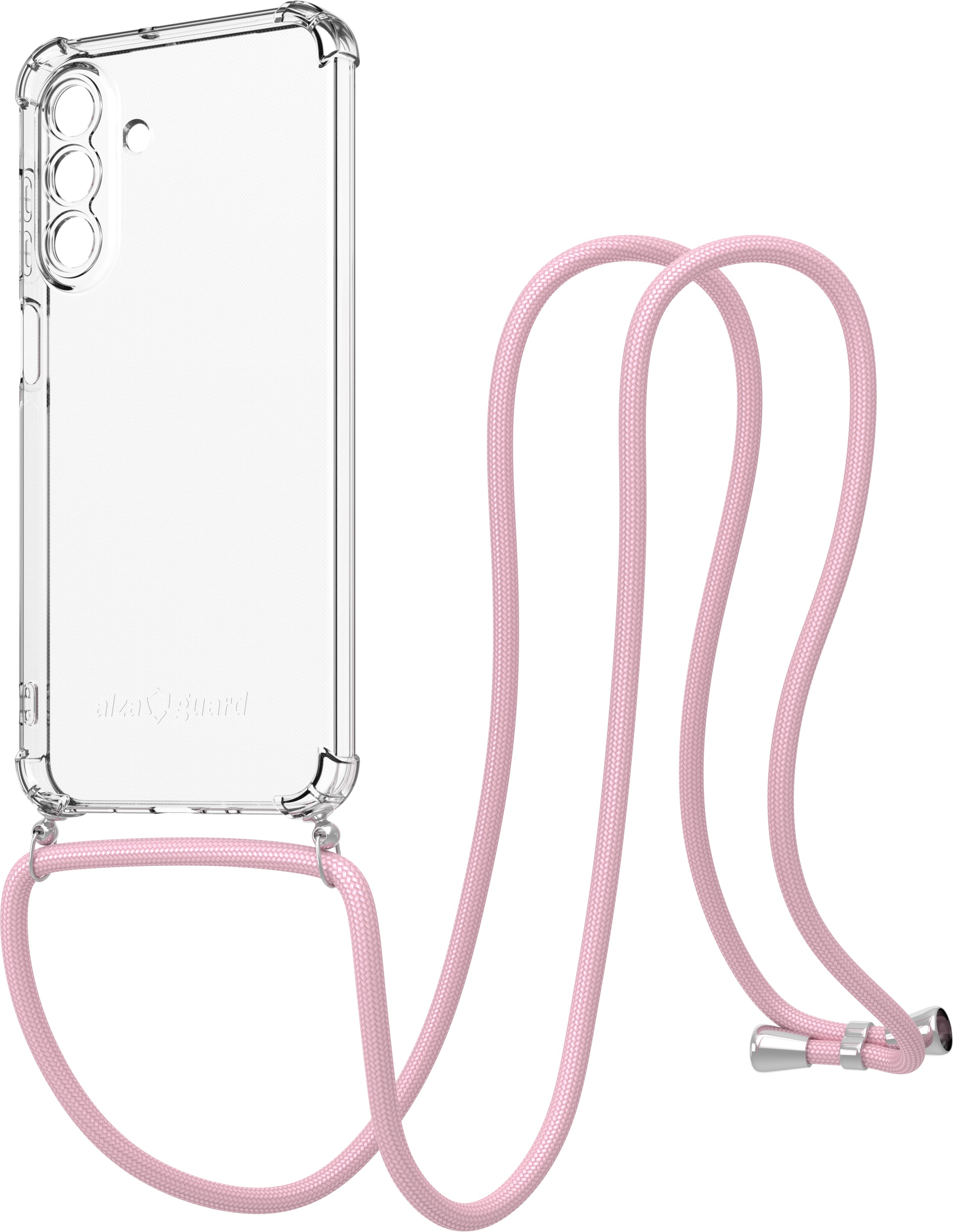 AlzaGuard Luxe Lanyard Case pre Samsung Galaxy A17 ružový