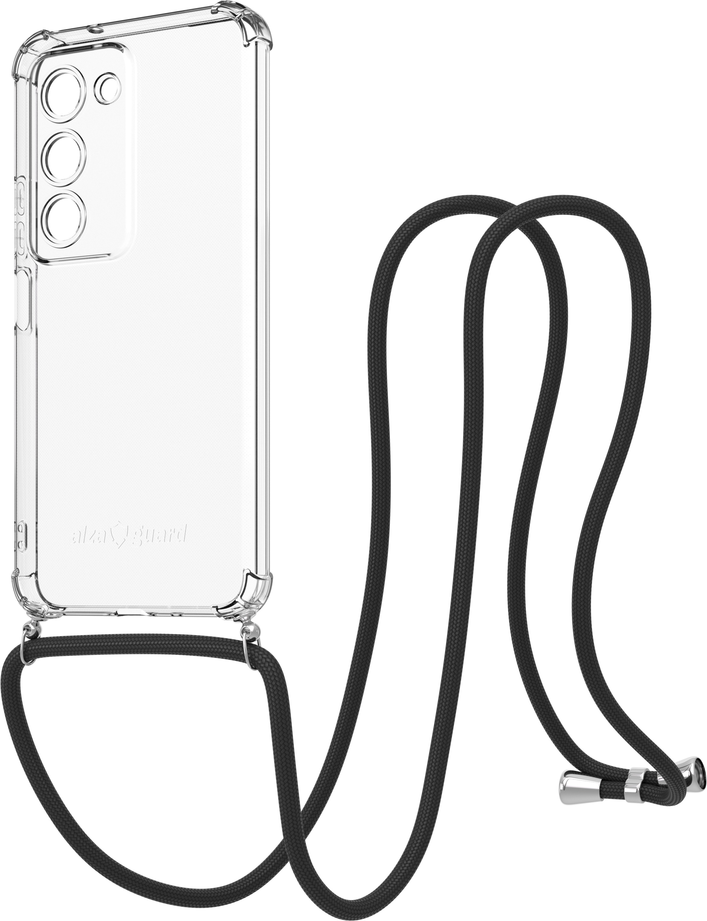 AlzaGuard Luxe Lanyard Case pre Xiaomi Redmi 15 čierny
