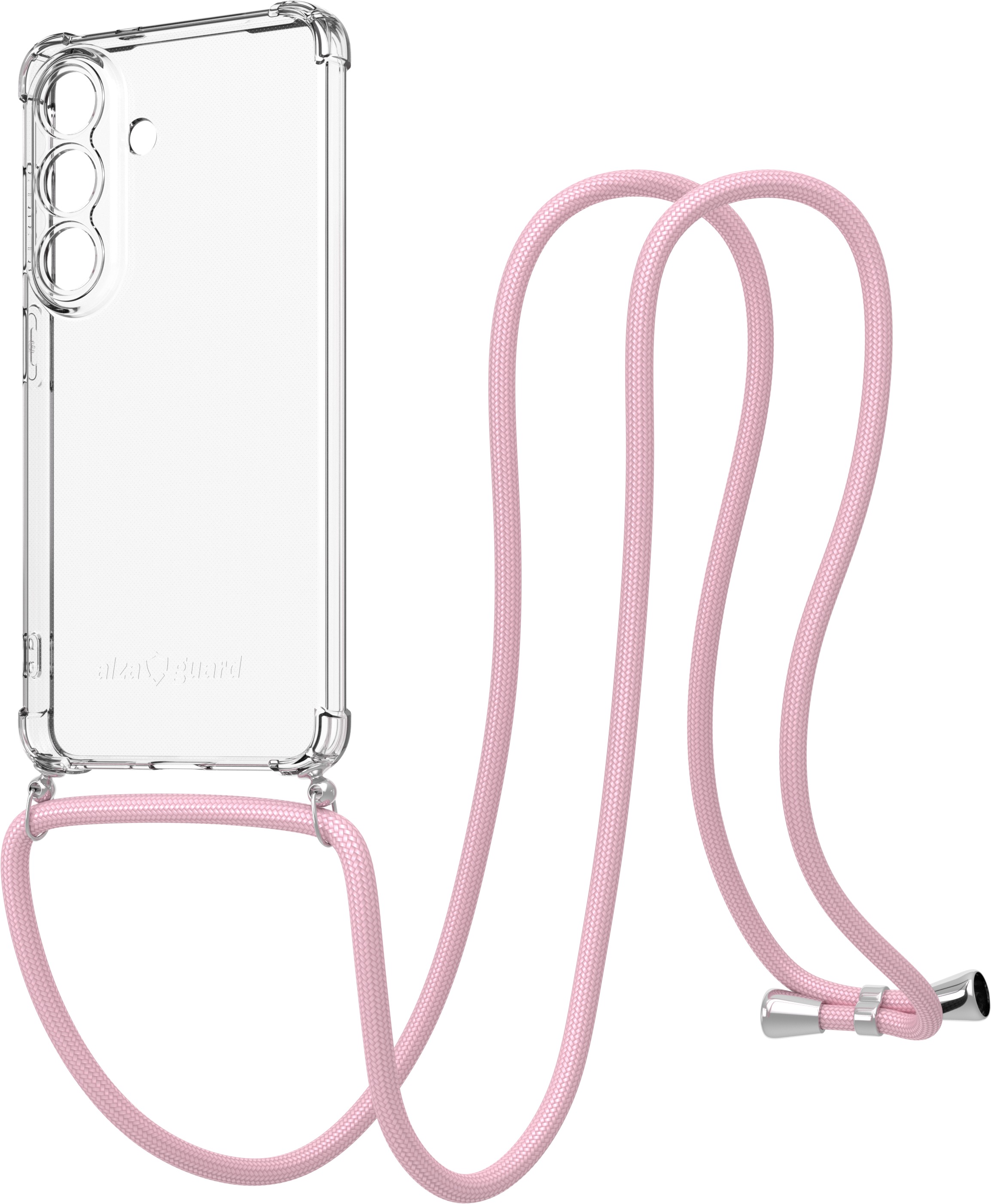 AlzaGuard Luxe Lanyard Case pre Samsung Galaxy S26 ružový