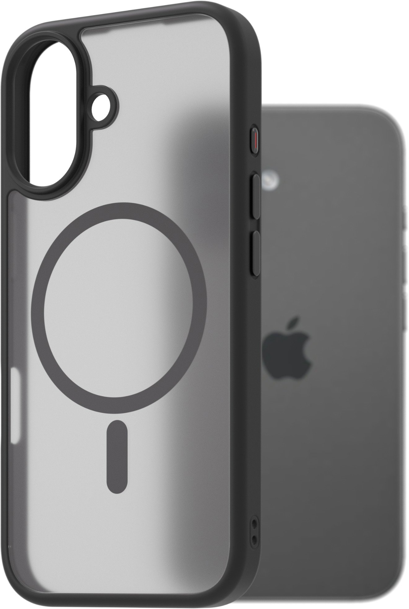 AlzaGuard Matte Case Compatible with MagSafe pre iPhone 17 čierny