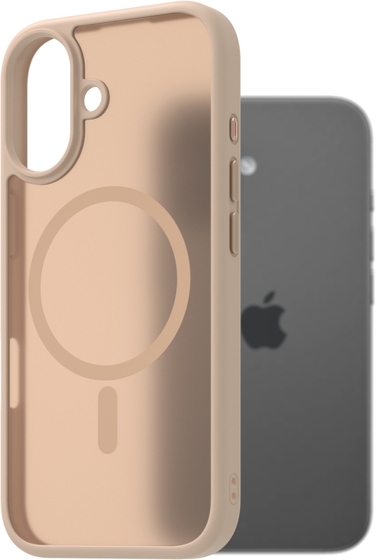 AlzaGuard Matte Case Compatible with Magsafe pre iPhone 17 pieskovo žltý